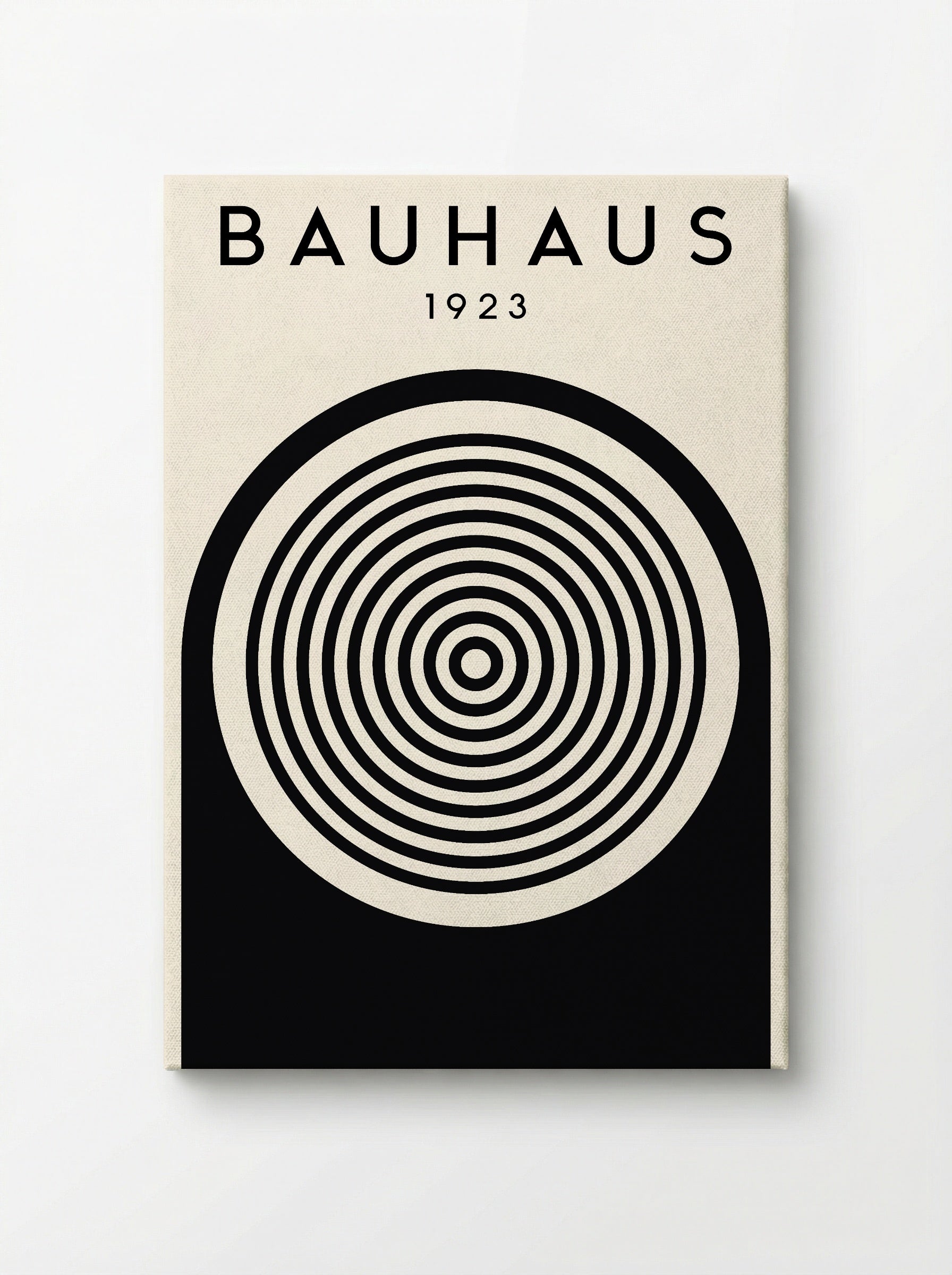 Bauhaus 1923 Concentric Circles – Inverted Print