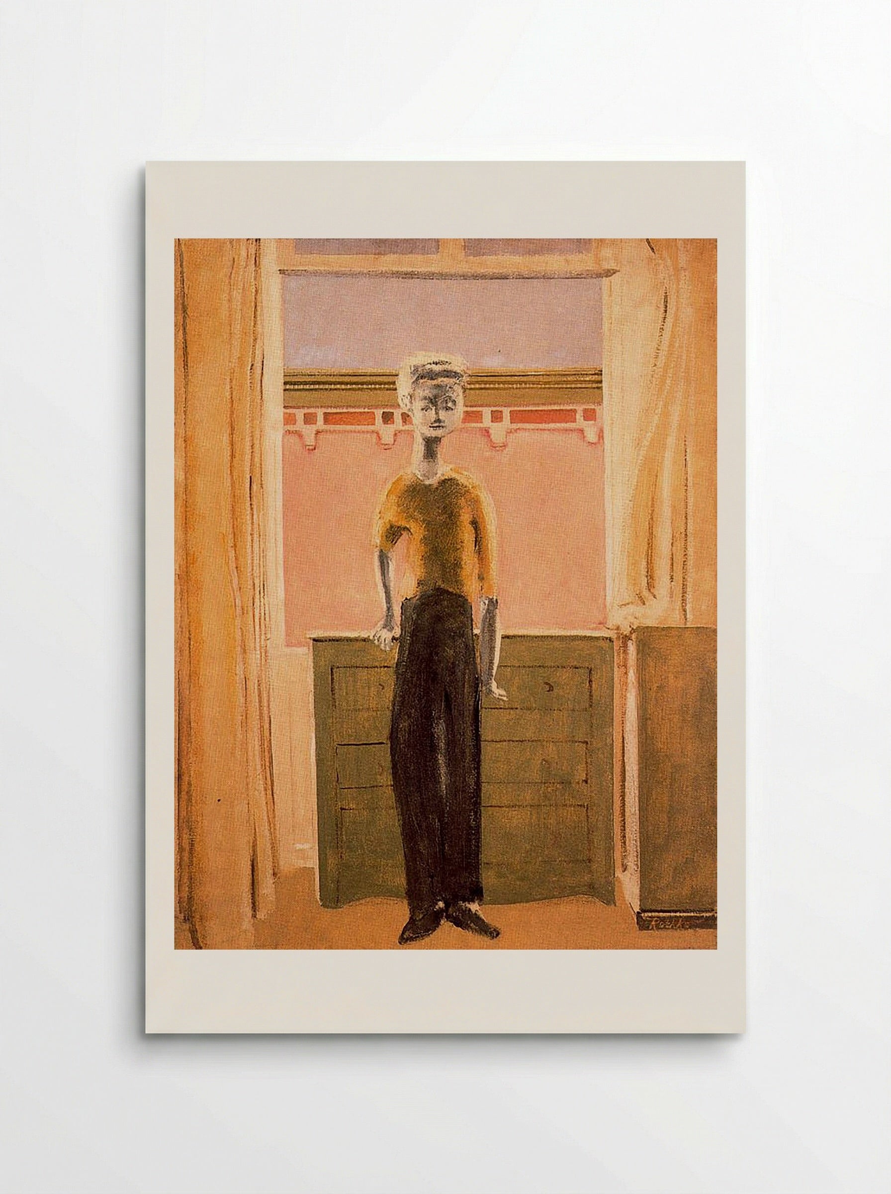 Untitled (Standing Figure in Interior) - Fine Art Print - Poster