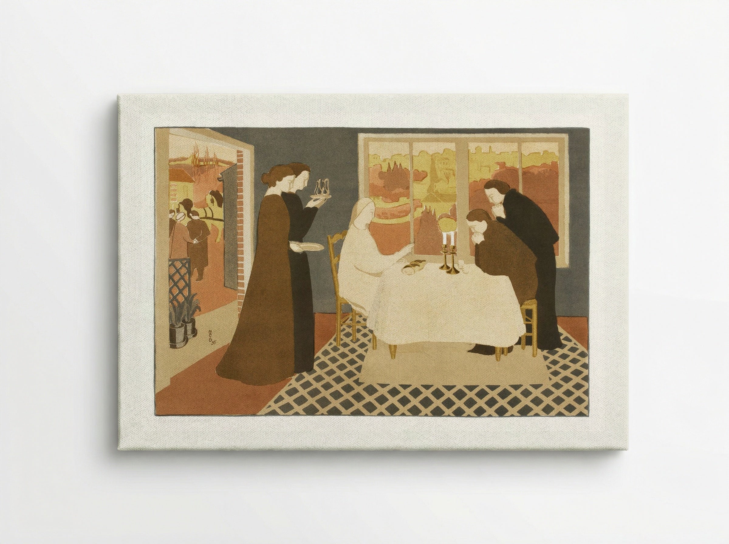 The Pilgrims of Emmaus - Maurice Denis - Canvas