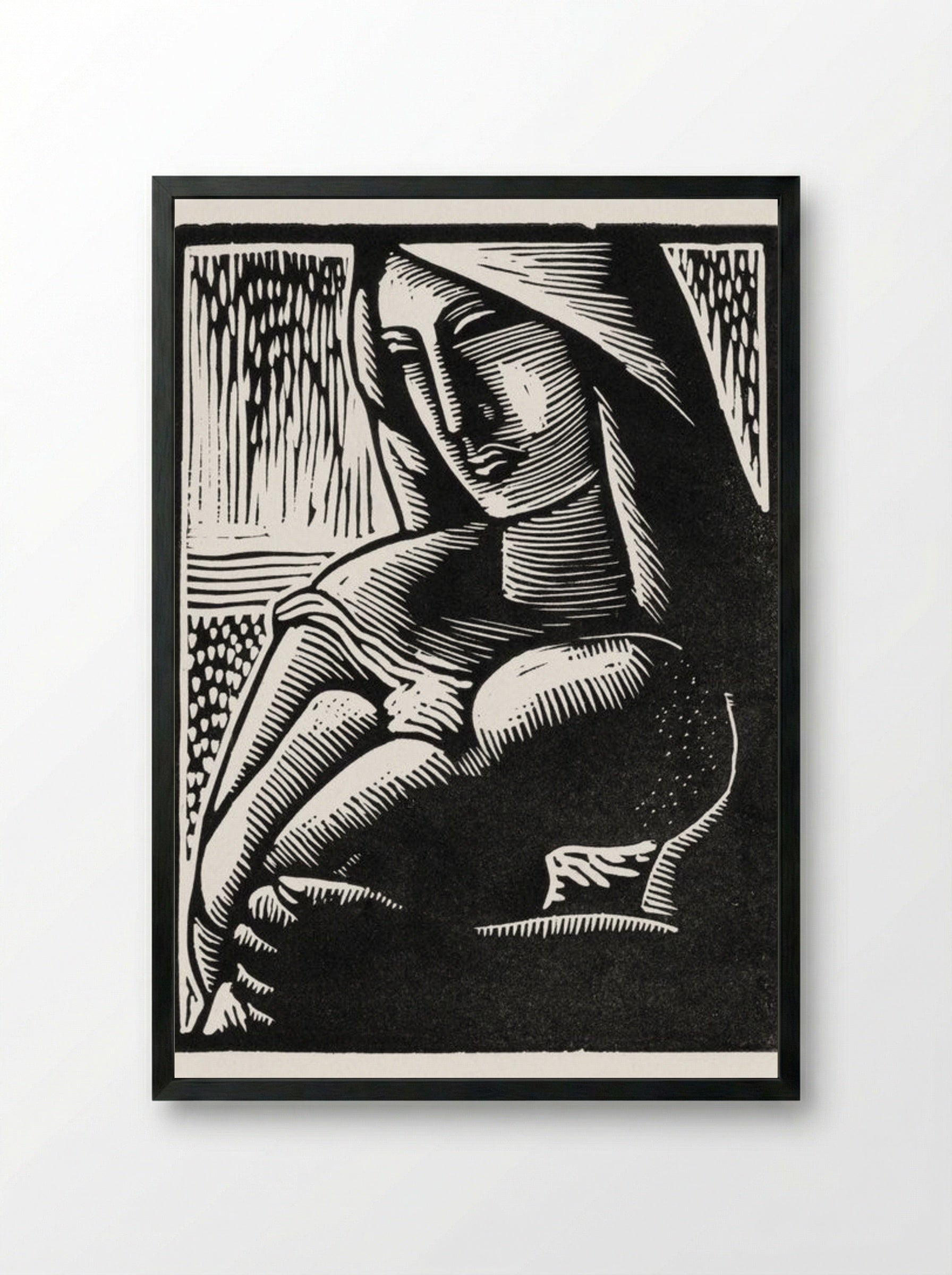 Mother - Mikuláš Galanda - Framed Print Black