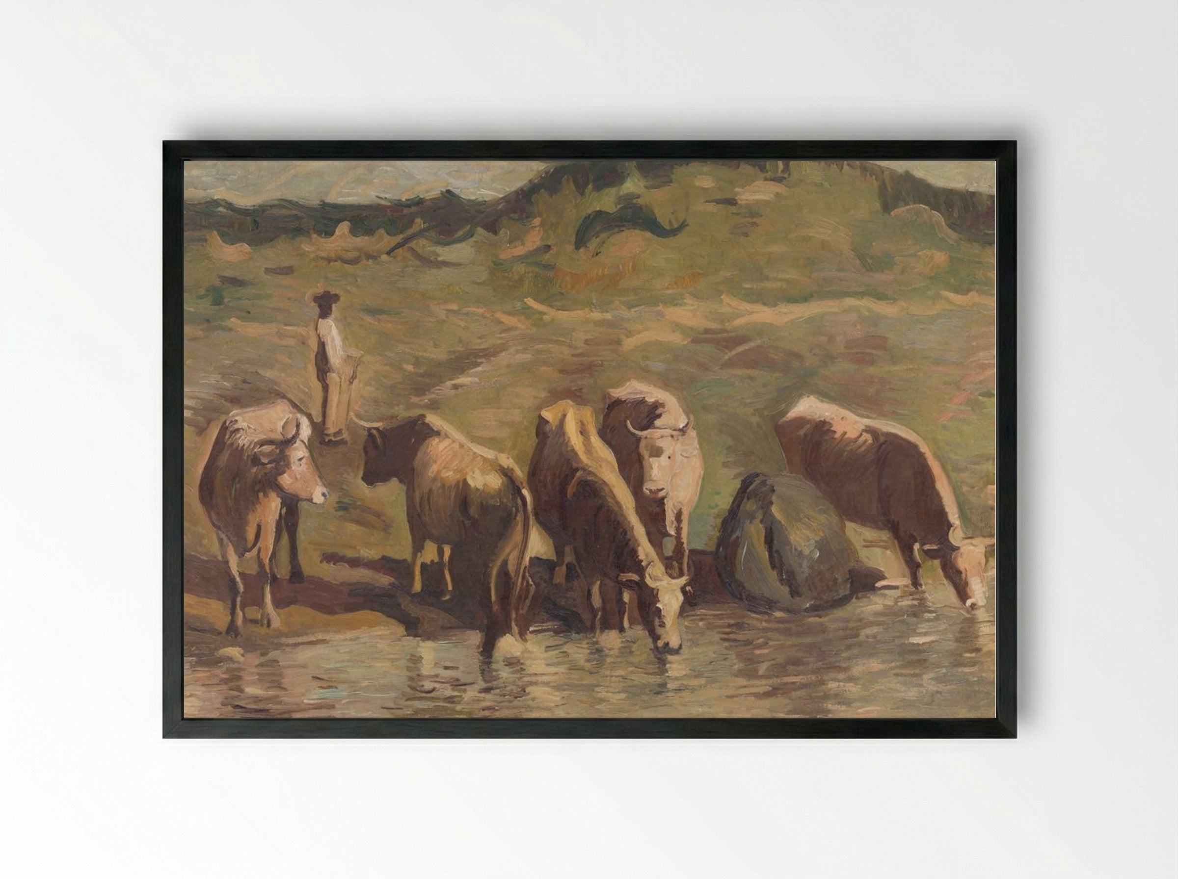 Summer - Cyprián Majerník - Framed Print Black