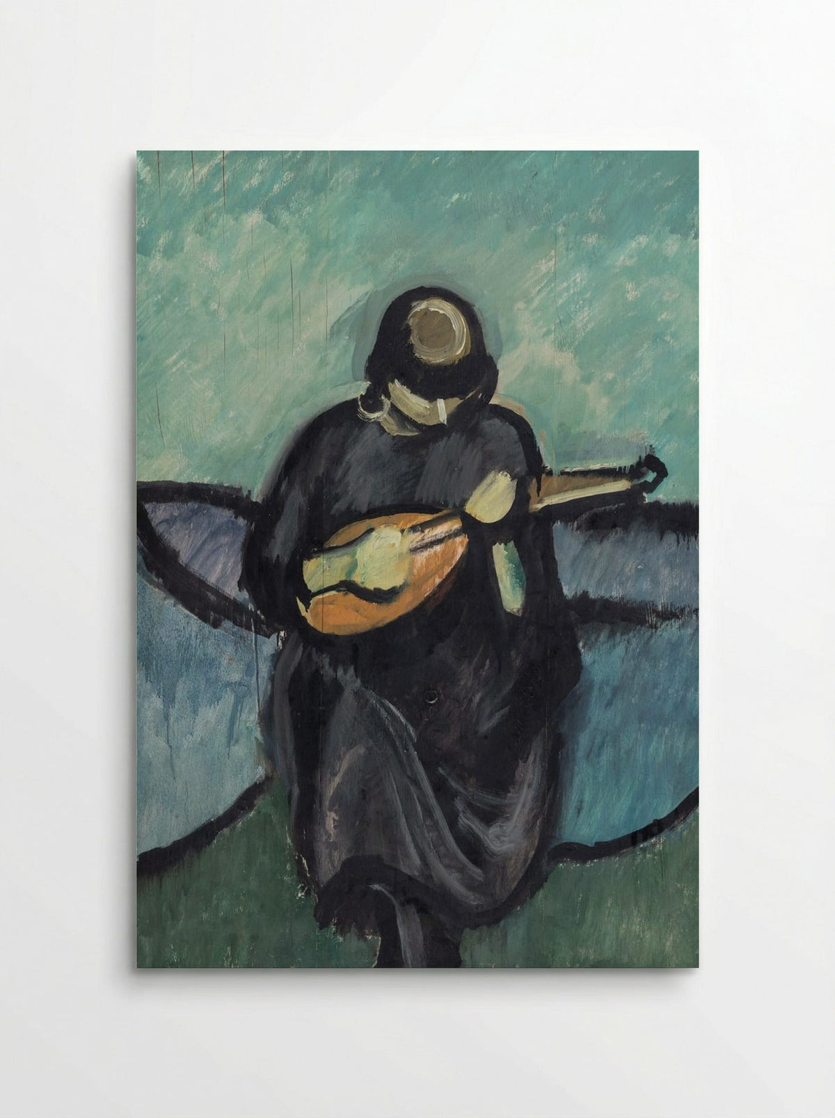 Mandolin Player - Harald Giersing - Poster
