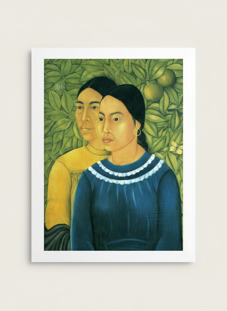 Two Women - Frida Kahlo - Poster