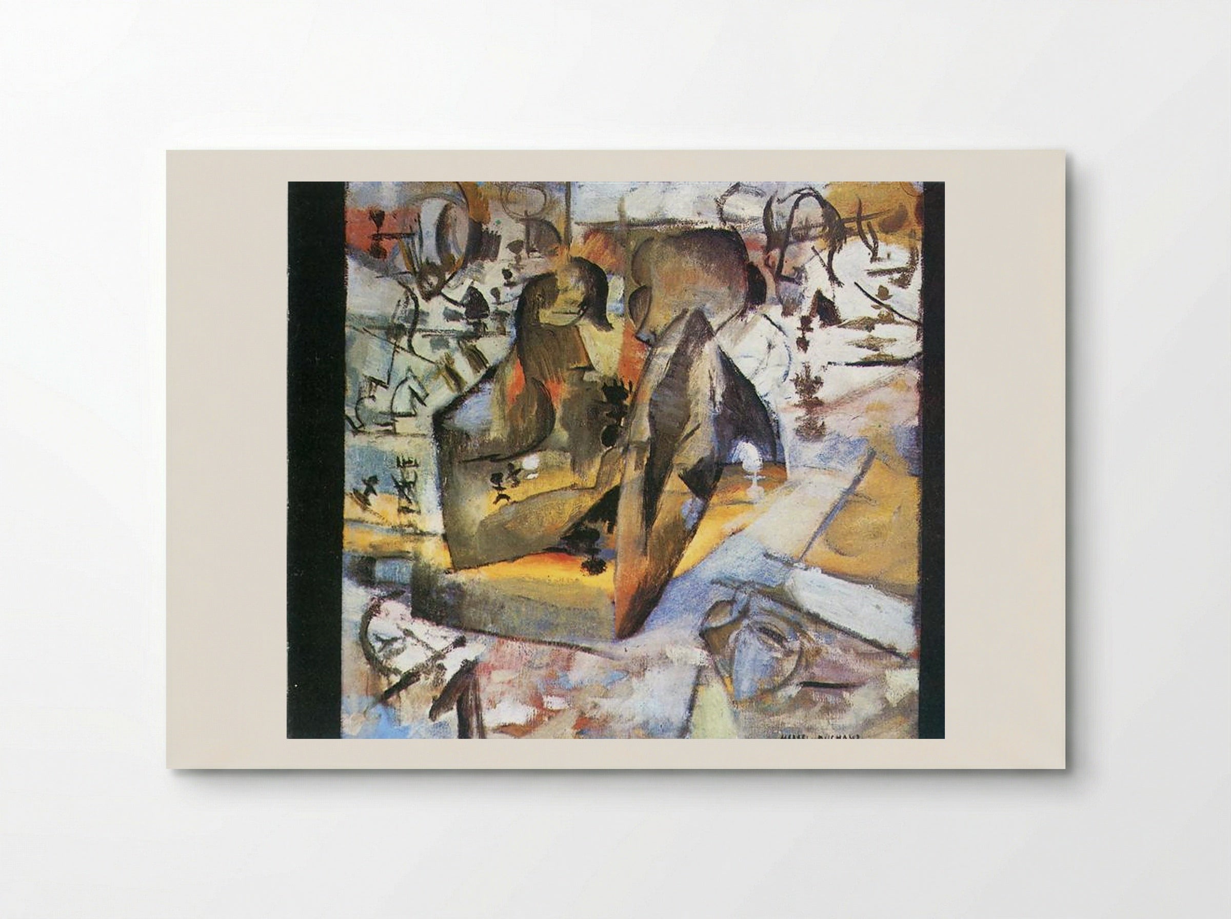 The Chess Players - Marcel Duchamp - Poster