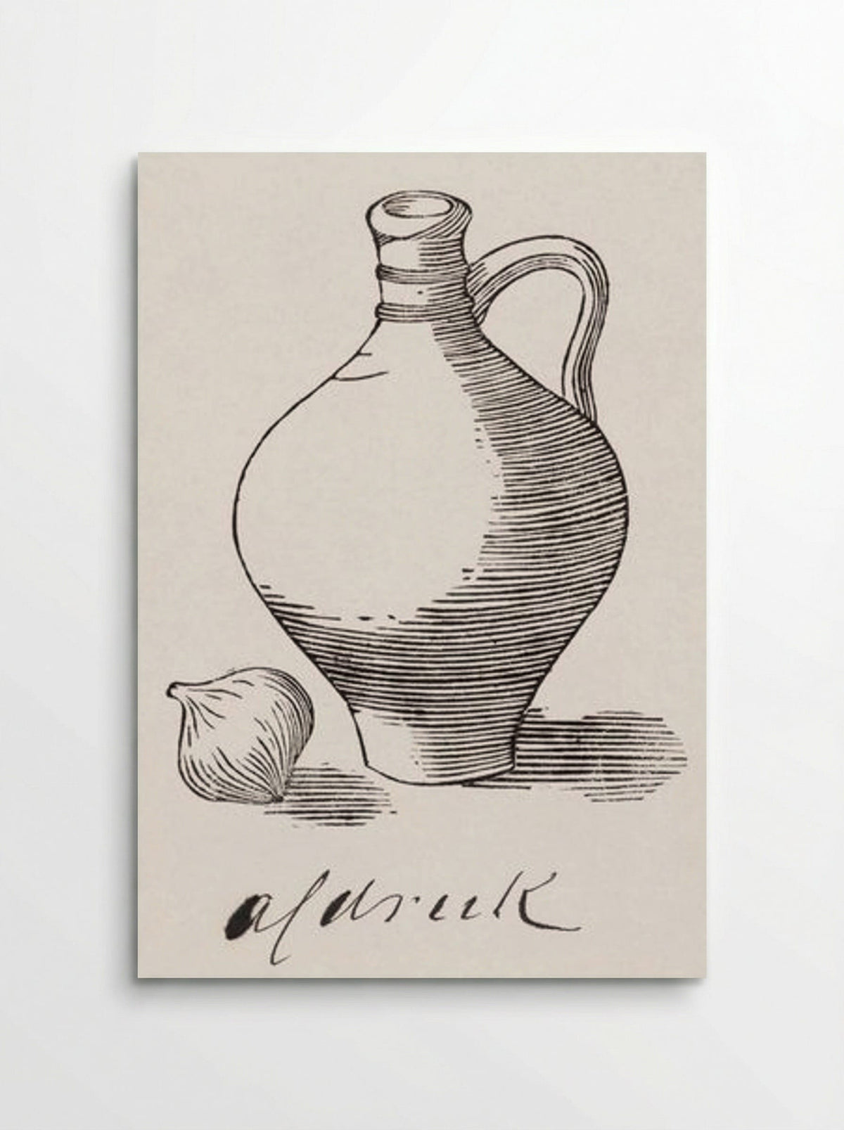 Still Life with Jug and Onion - Julie de Graag - Poster