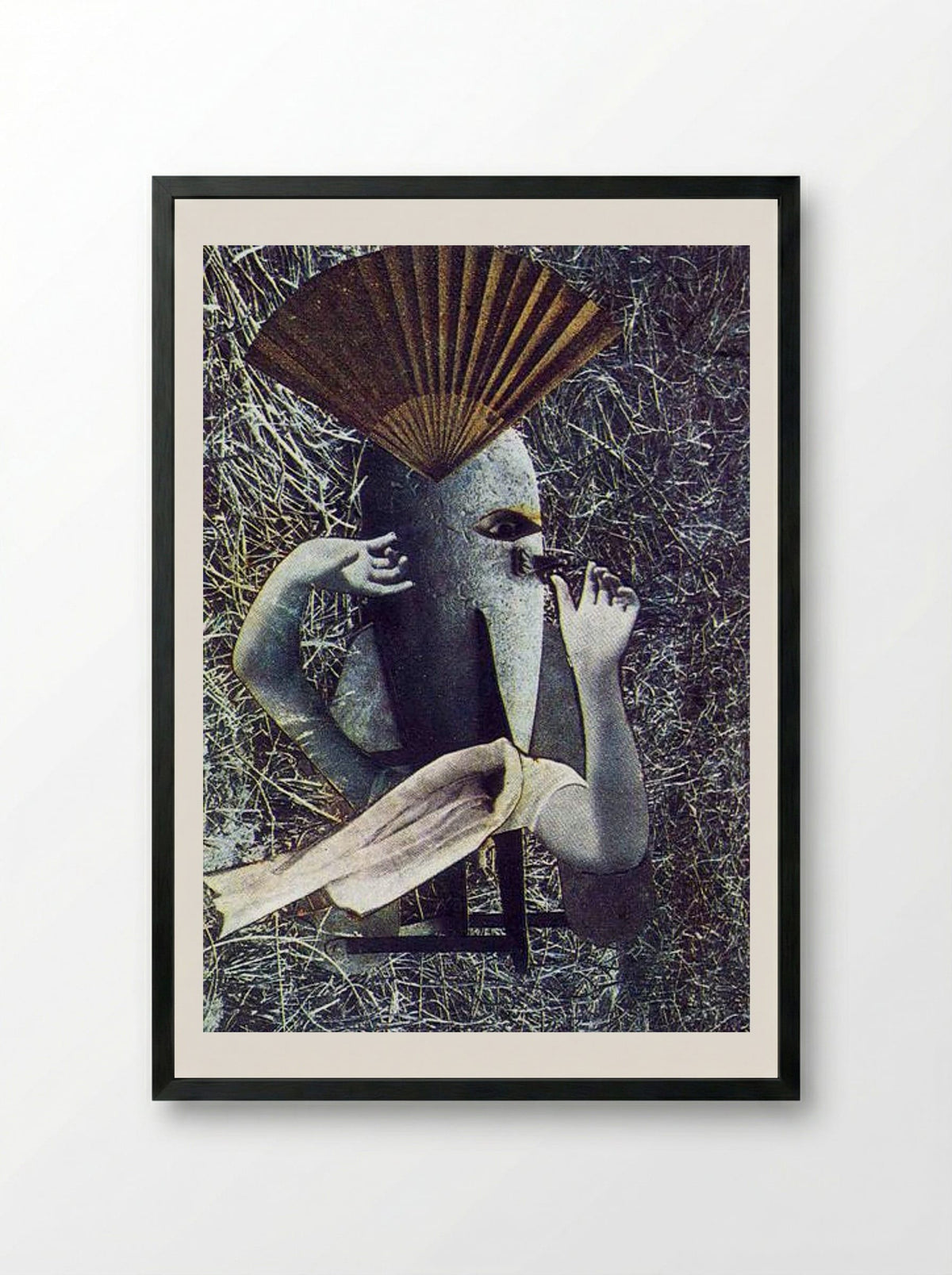 The Chinese Nightingale - Max Ernst - Framed Print Black