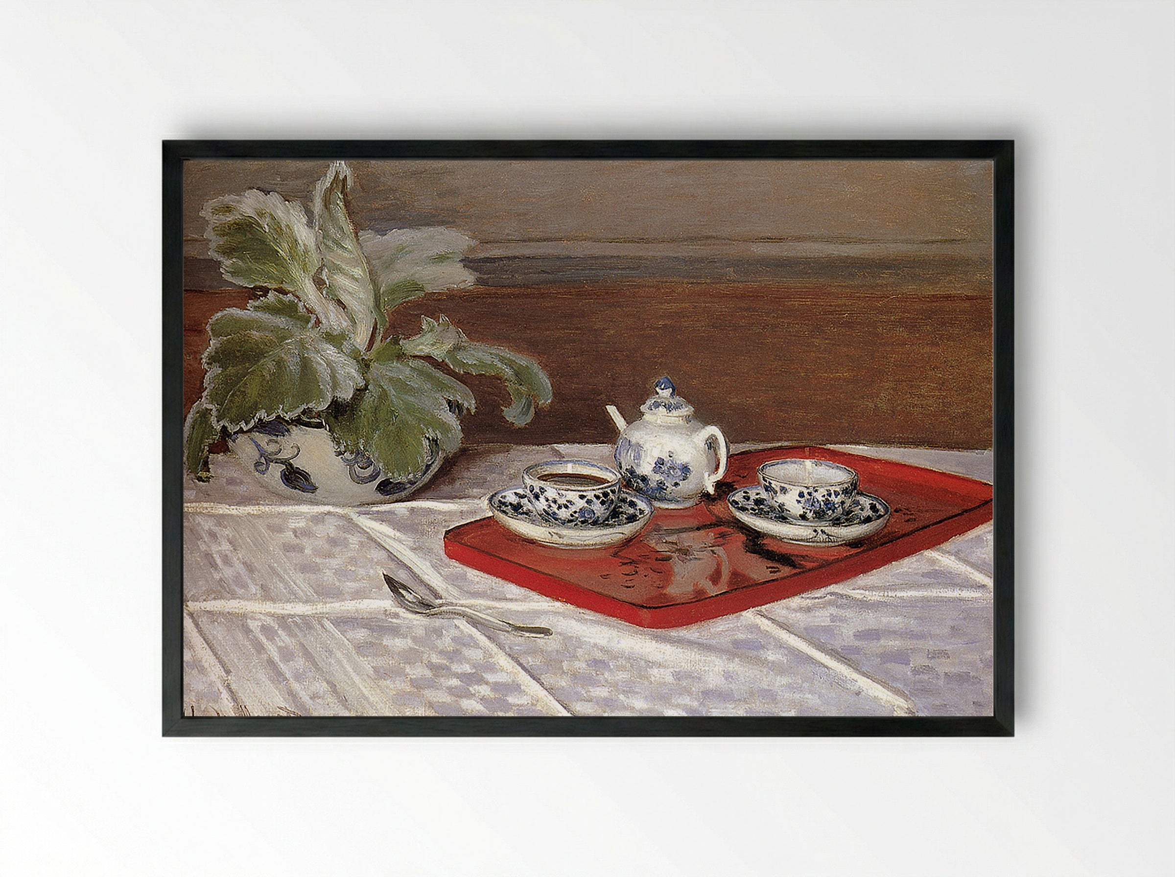 The Tea Set - Anne Estelle Rice - Framed Print Black