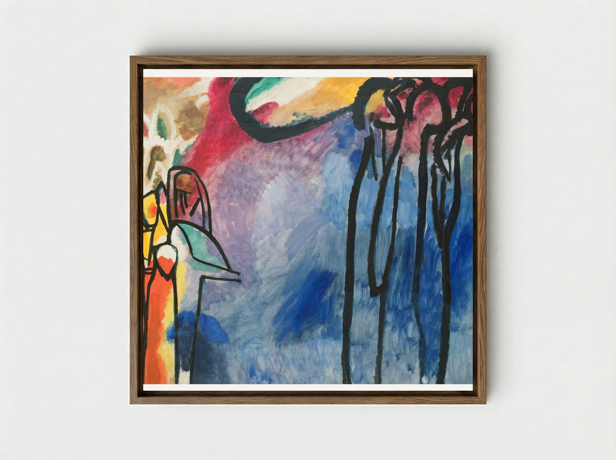 Improvisation 19 - Wassily Kandinsky - Framed Canvas Wood