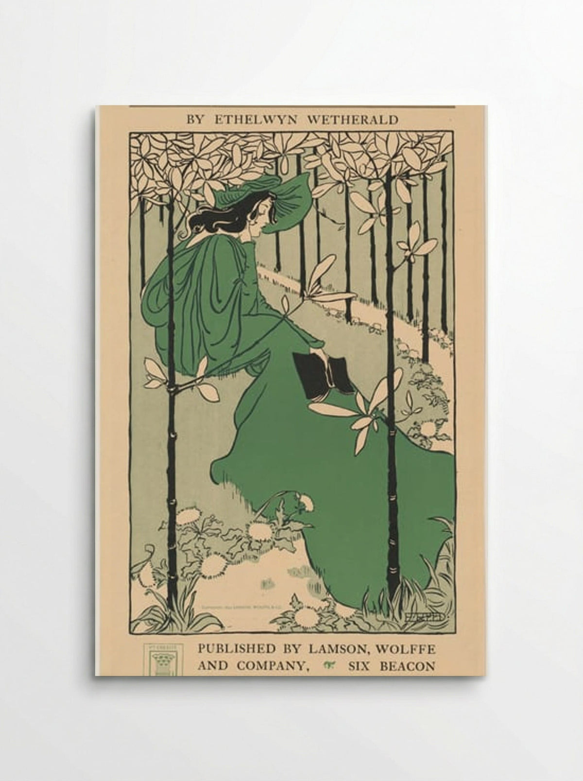 The House of the Trees and Other Poems by Ethelwyn Wetherald (Book Cover) - Ethel Reed - Poster