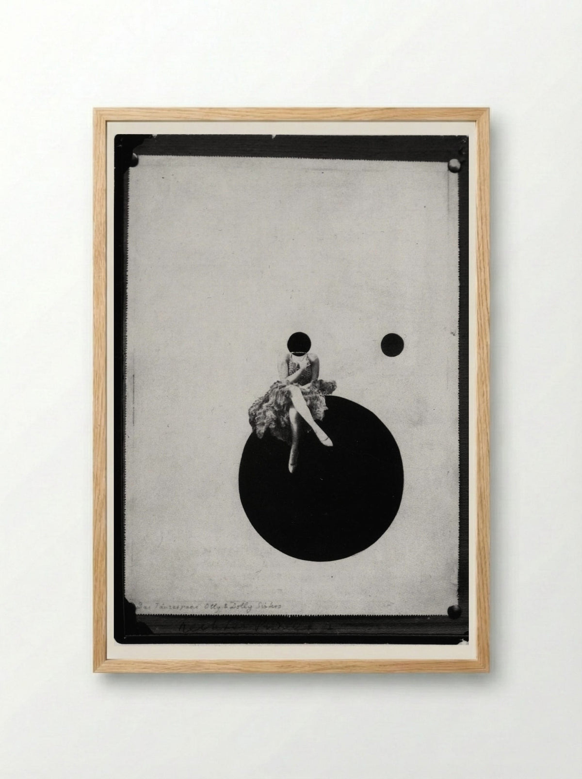 The Olly and Dolly Sisters - László Moholy-Nagy - Framed Print Wood