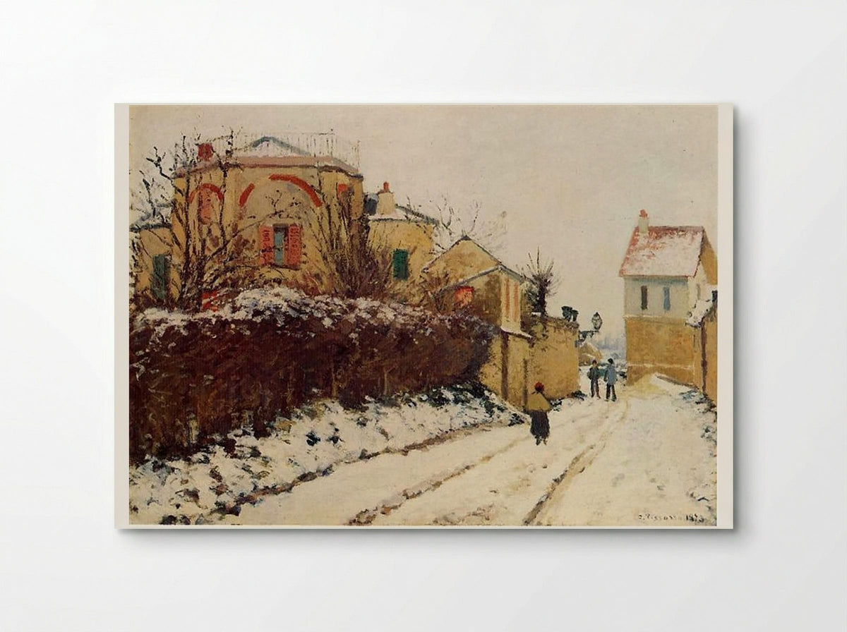 The Street of the Citadelle, Pontoise - Camille Pissarro - Poster
