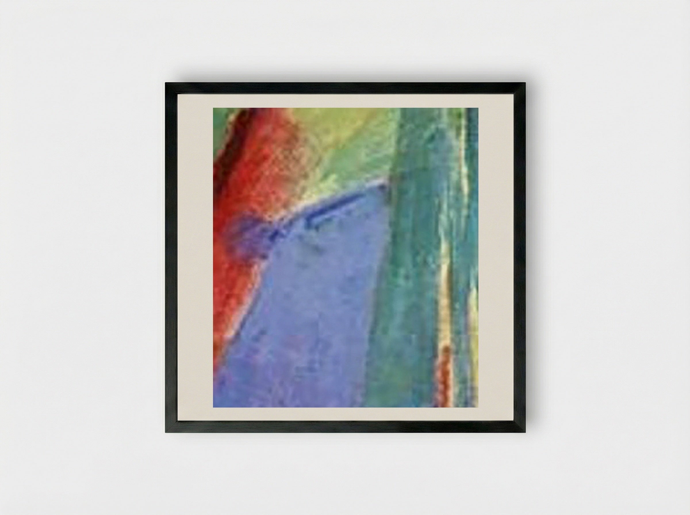 Sleeping Animals - Franz Marc - Framed Print Black