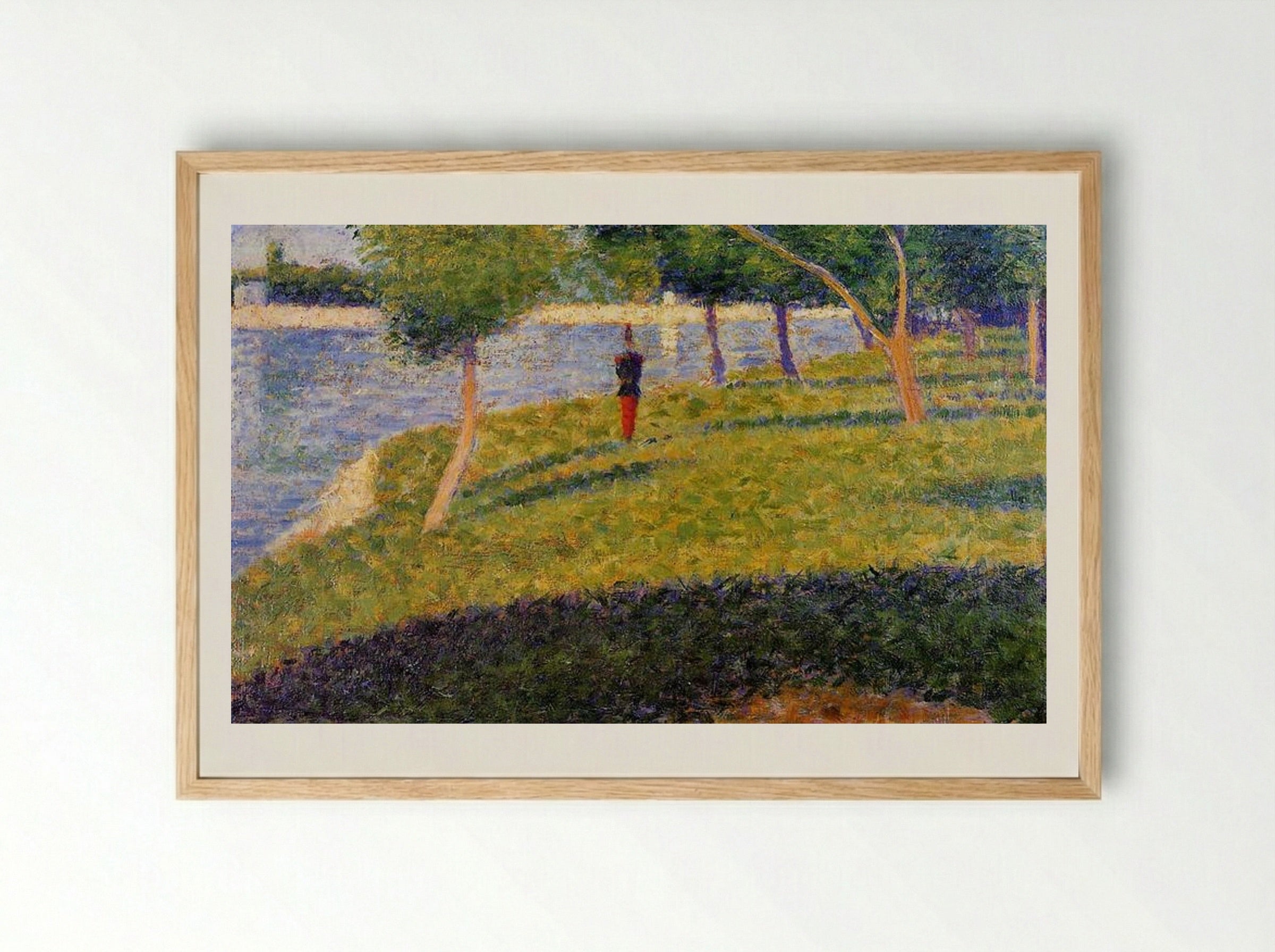 Cadet From Saint-Cyr - Georges Seurat - Framed Print Wood