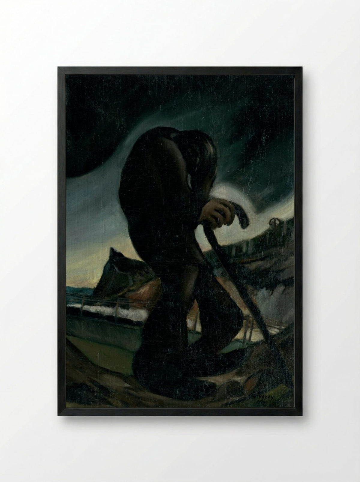 The Wandering Jew - Zolo Palugyay - Framed Print Black