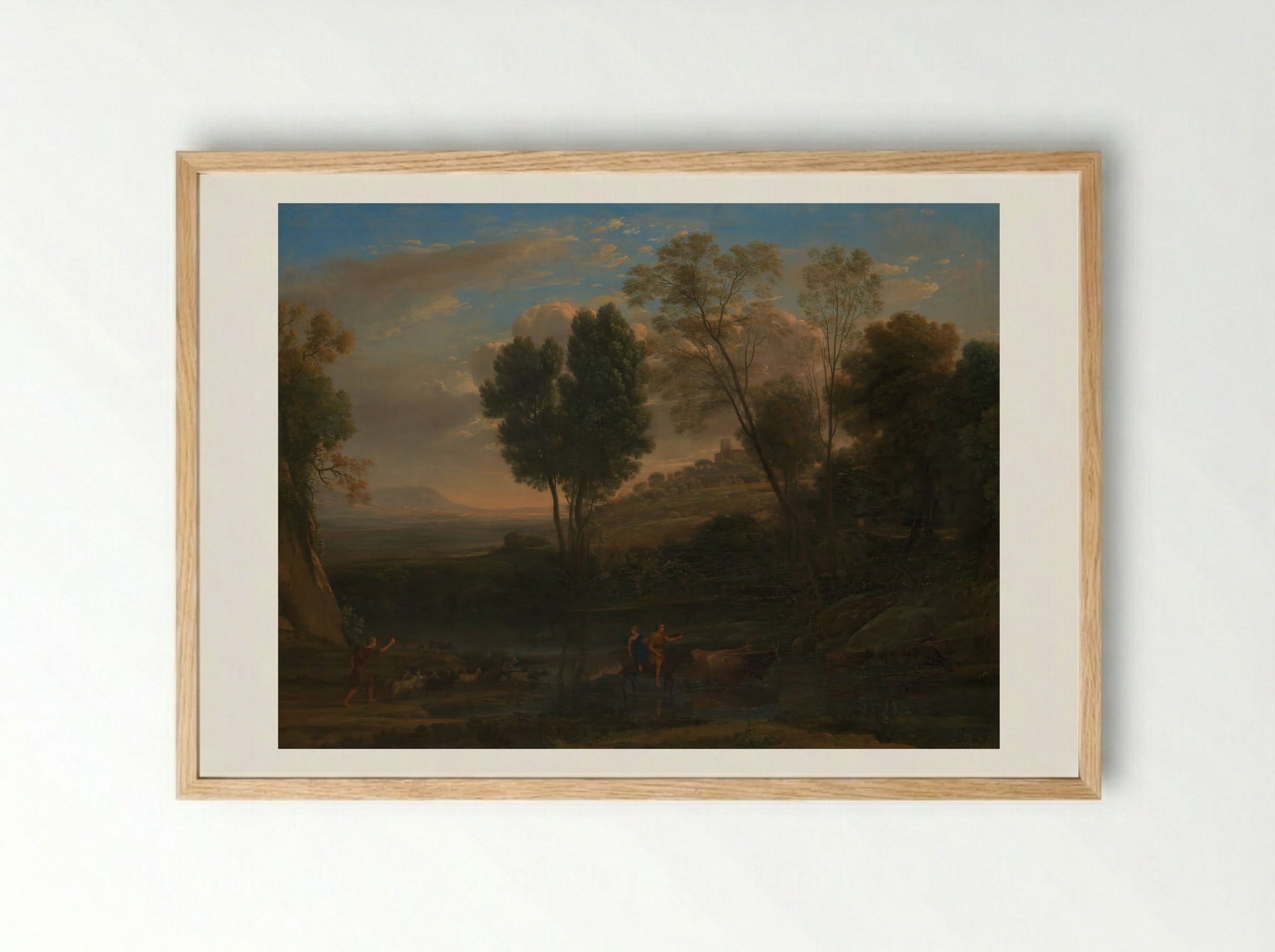 Sunrise - Claude Lorrain - Framed Print Wood
