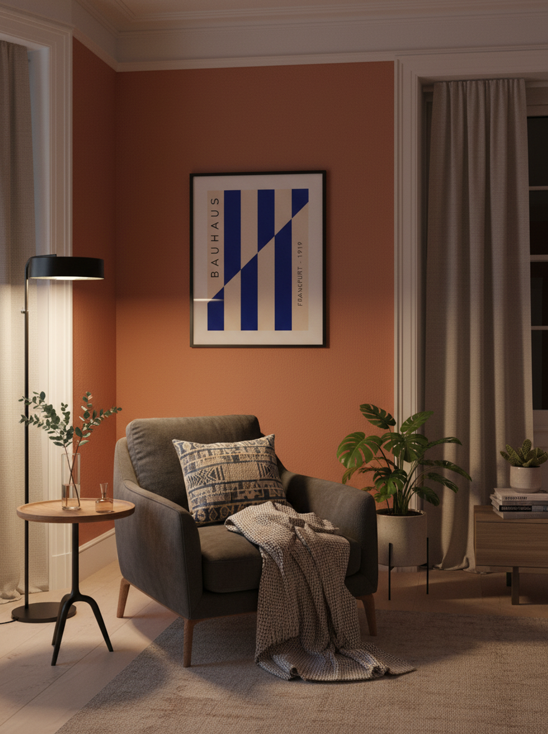 Bauhaus Frankfurt 1919 Geometric Art Print - Lifestyle