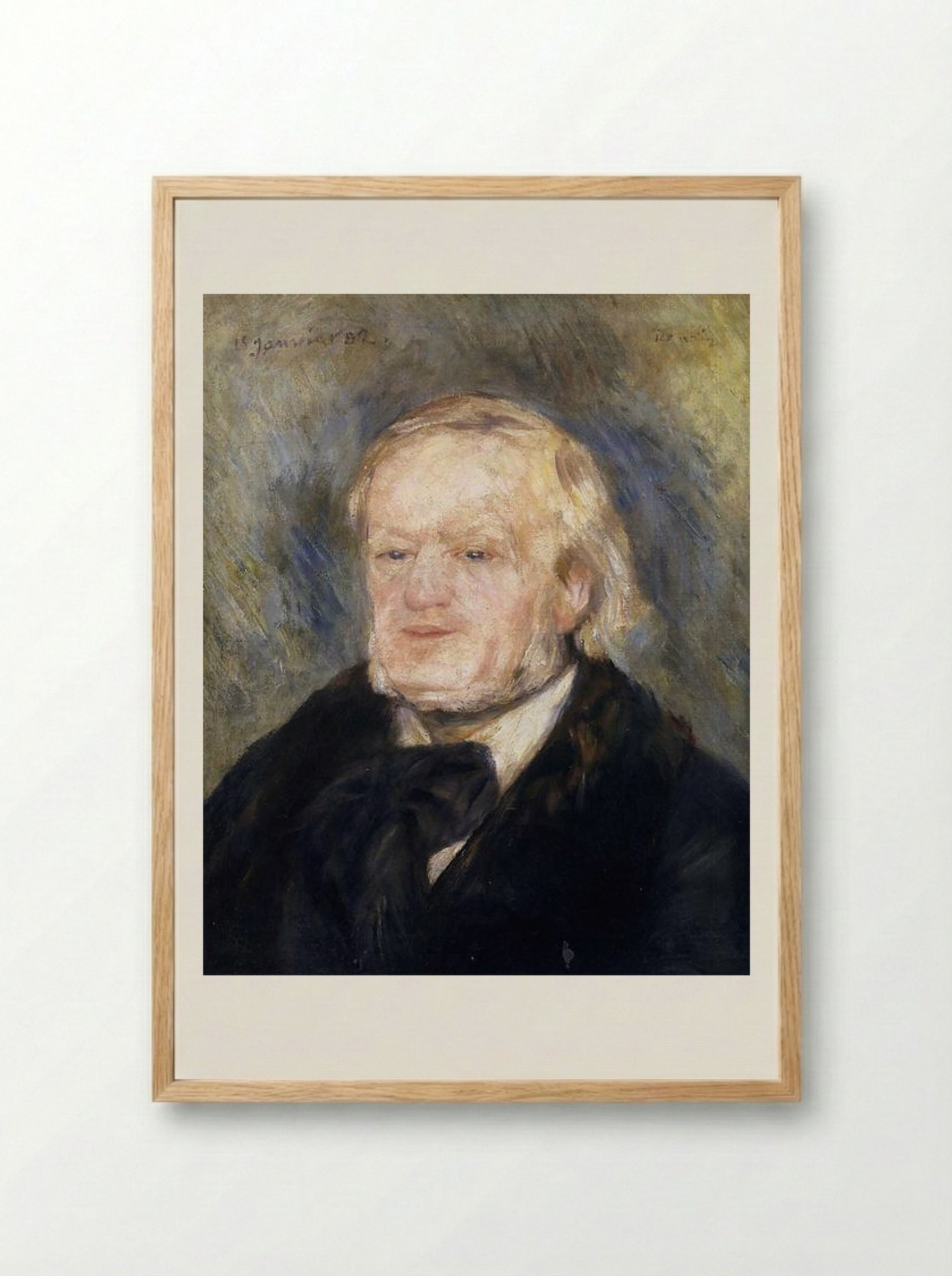 Richard Wagner - Pierre-Auguste Renoir - Framed Print Wood