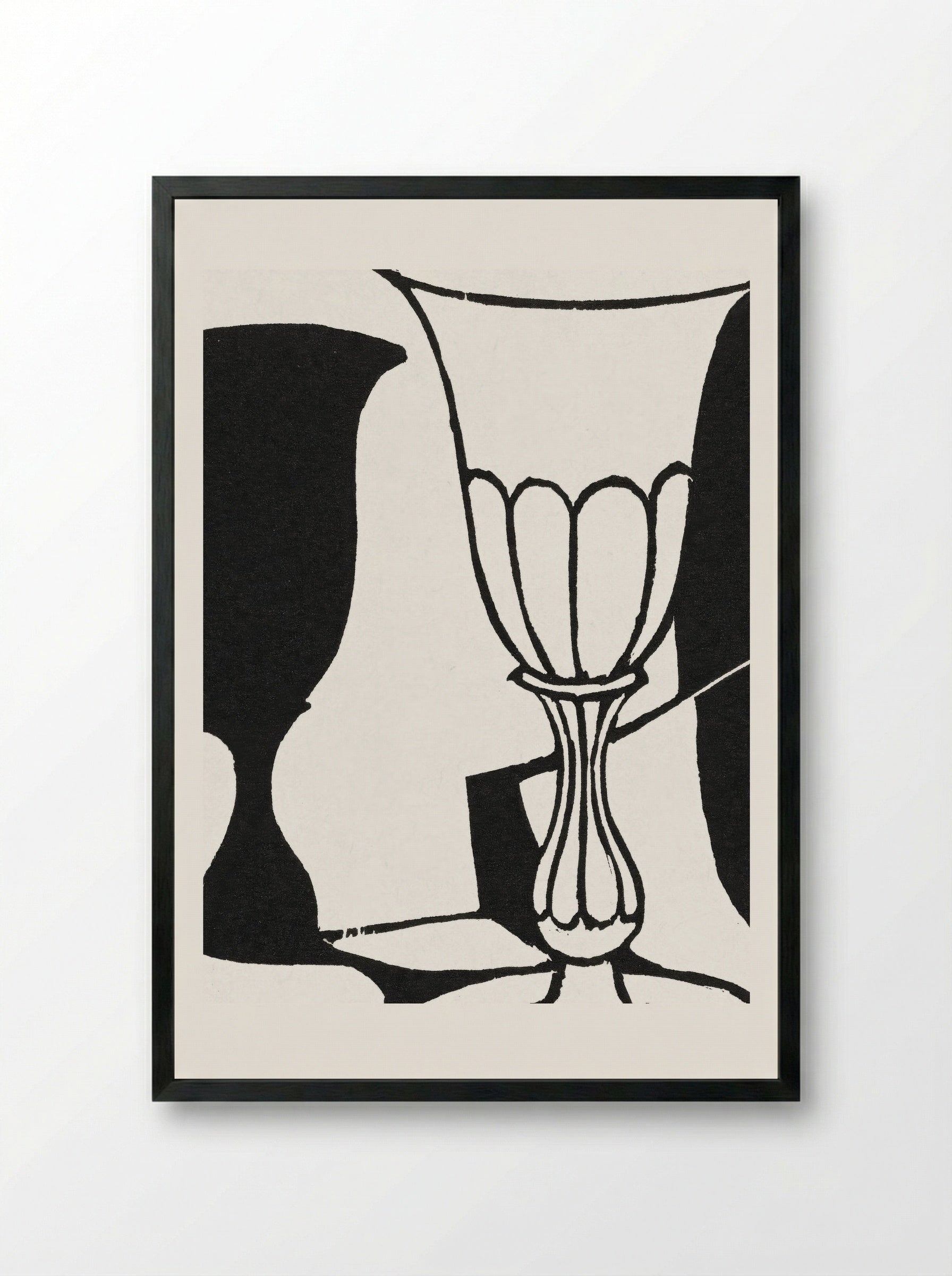 The Cup (1918) - Roger Fry - Framed Print Black