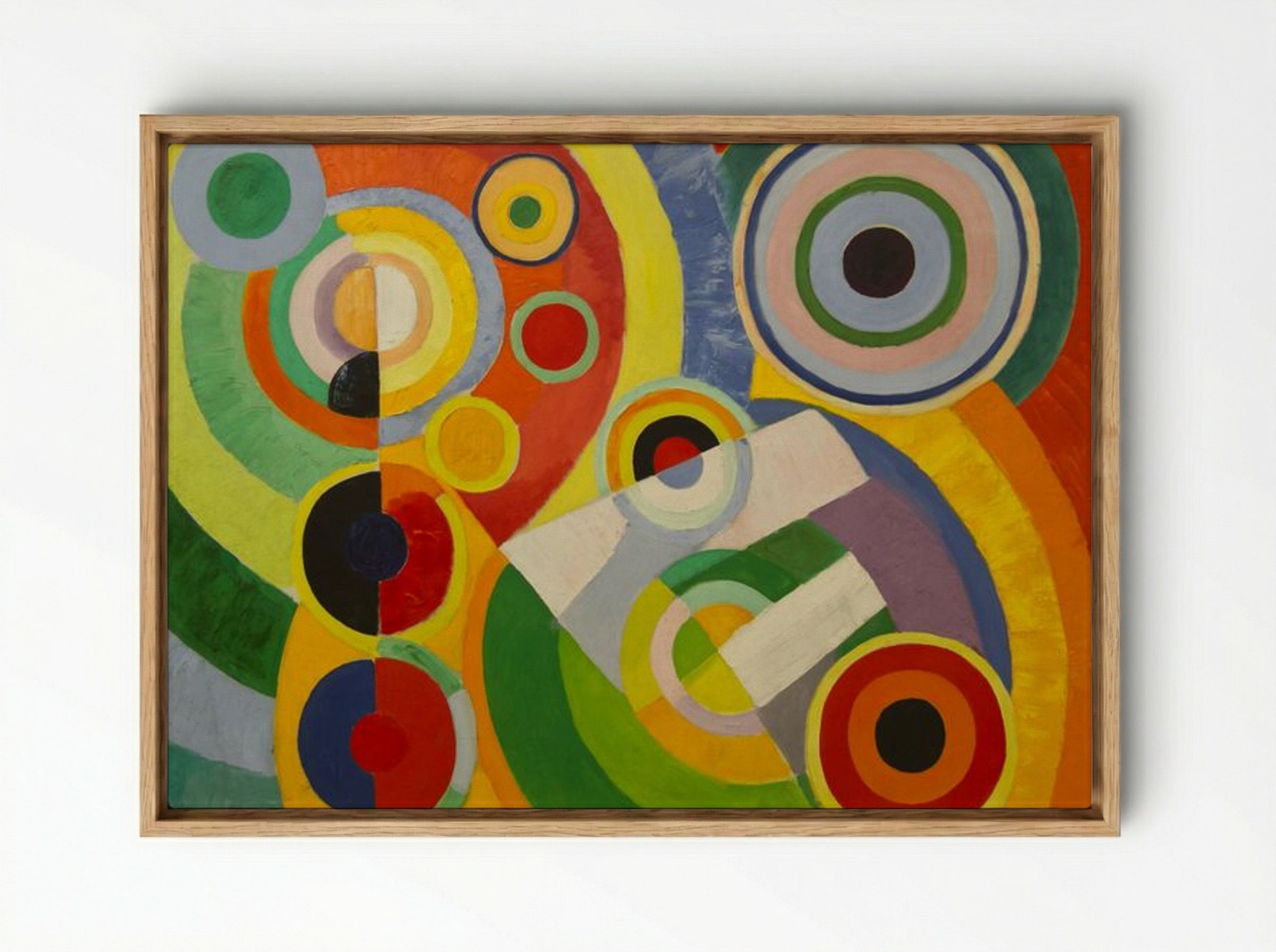 Rythme, Joie de vivre - Robert Delaunay - Framed Canvas Wood