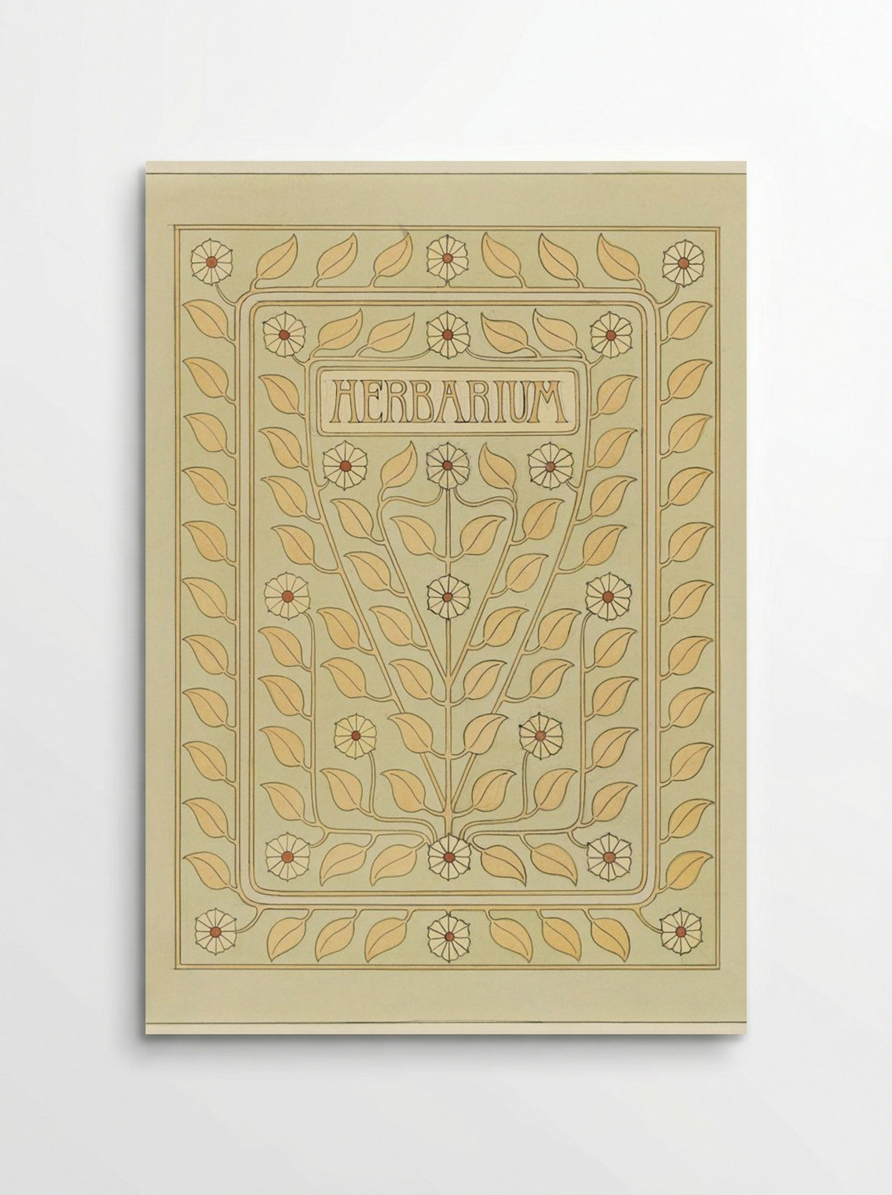 Design for Herbarium Book Cover - Julie de Graag - Poster