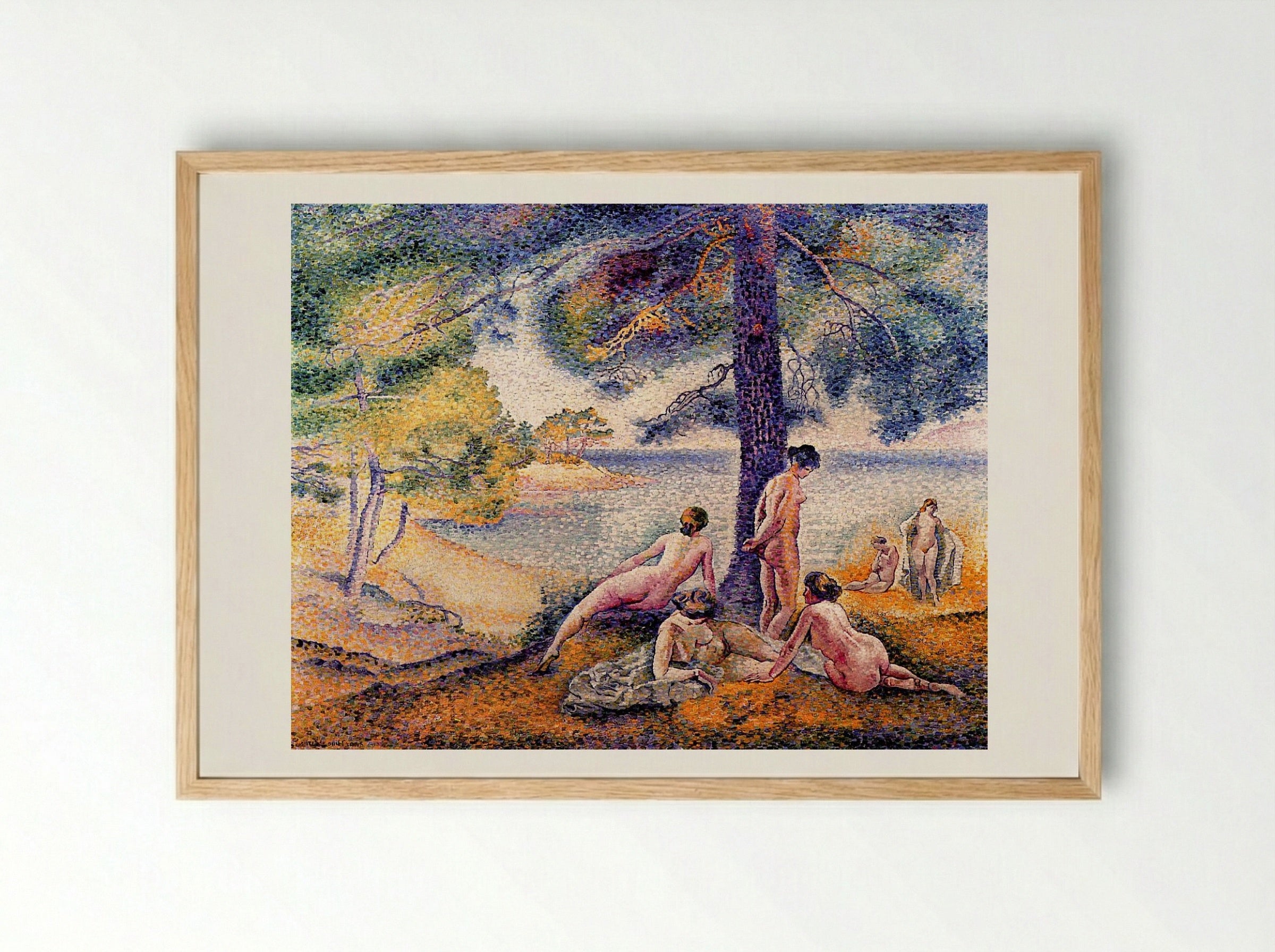 In the Shade - Henri-Edmond Cross - Framed Print Wood