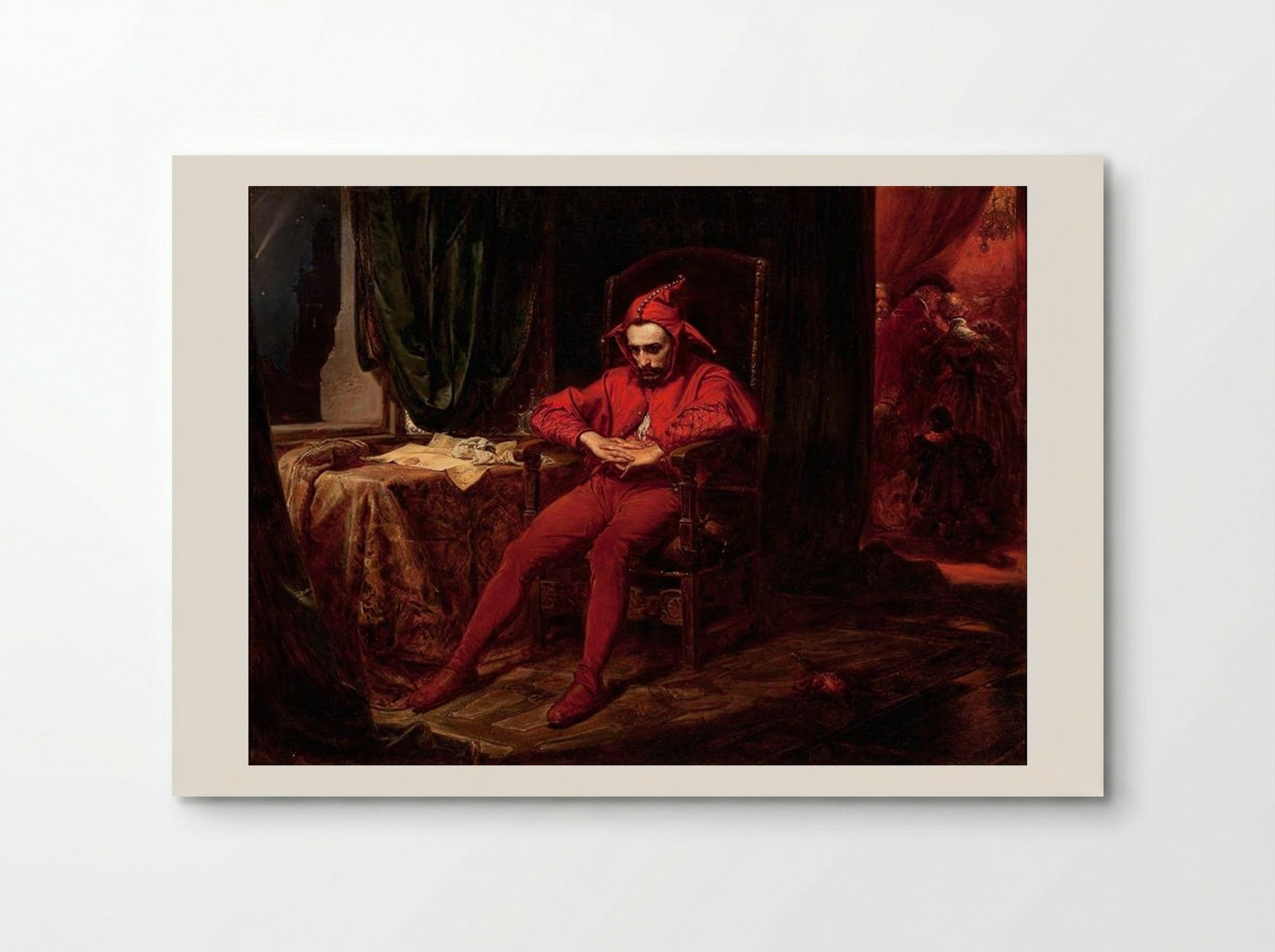 Stańczyk during a Ball at the Court of Queen Bona - Jan Matejko - Poster