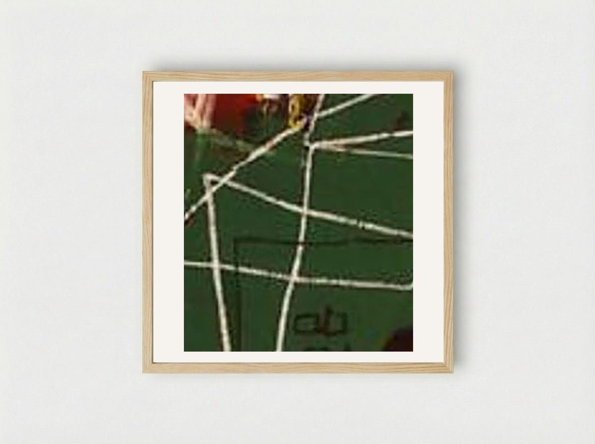 Sienna - Jean-Michel Basquiat - Framed Print Wood