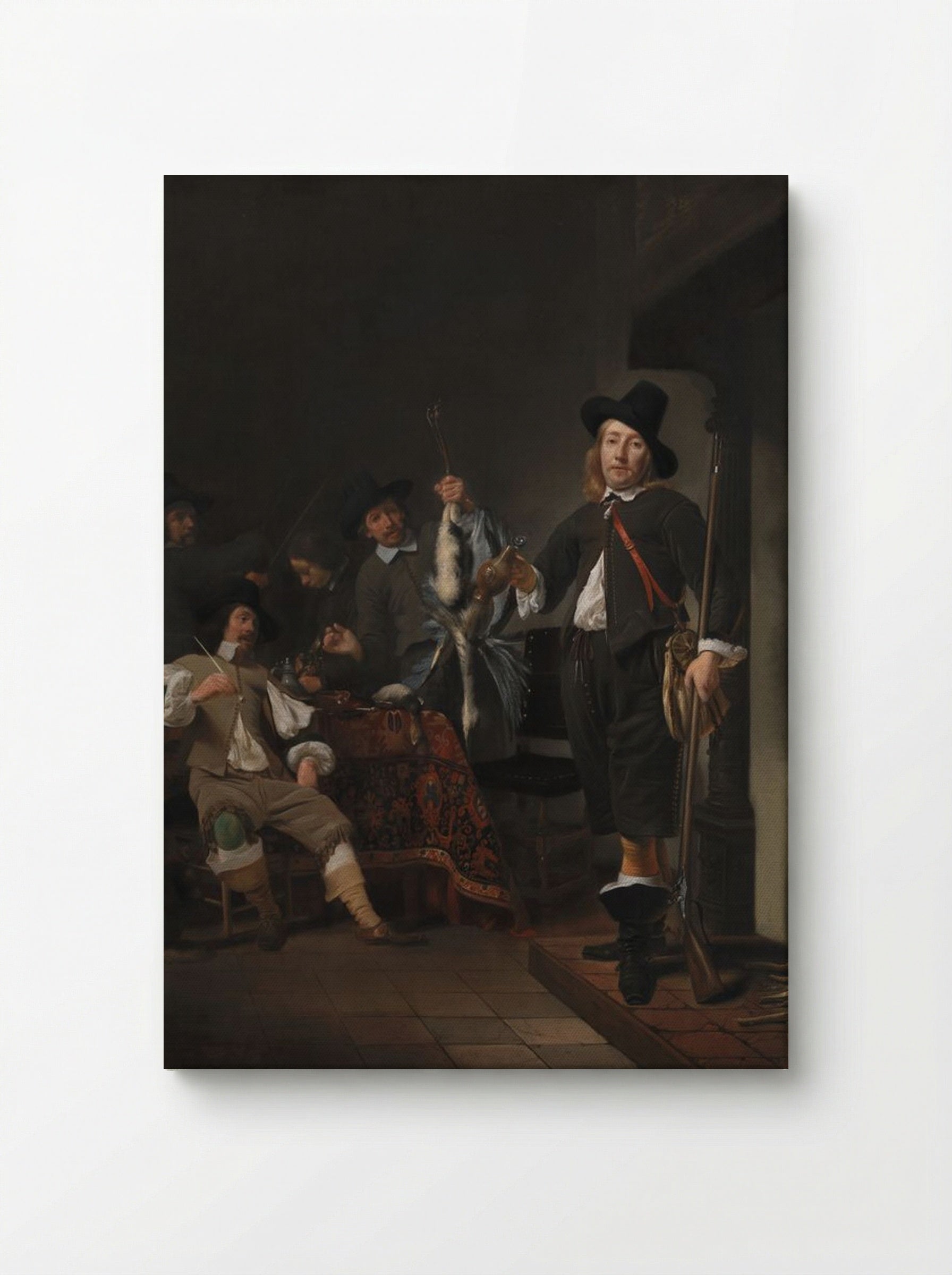 The Homecoming of a Fowling Party - Frans Hals - Canvas