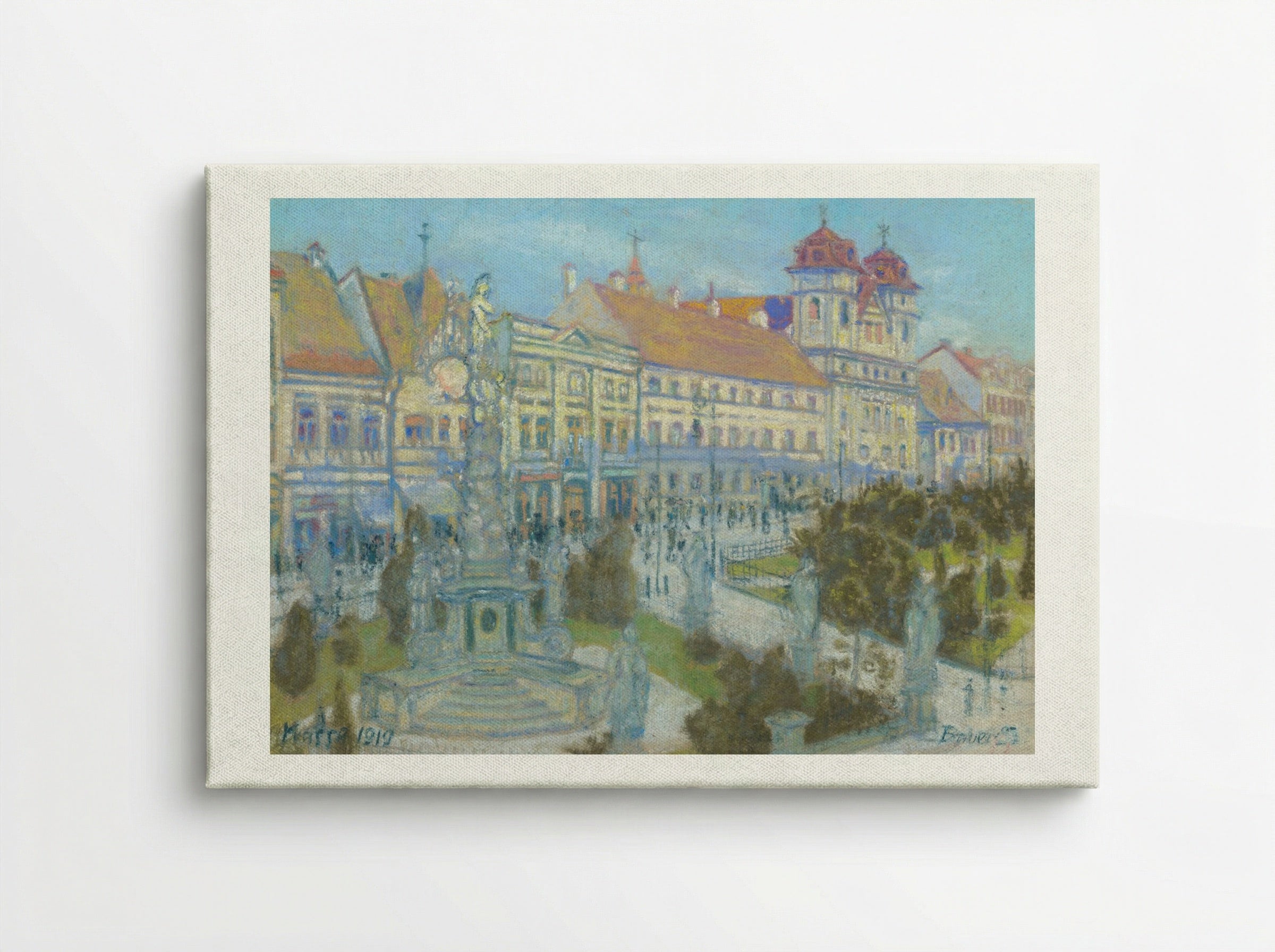 On Hlavná Street in Košice - Konštantín Bauer - Canvas
