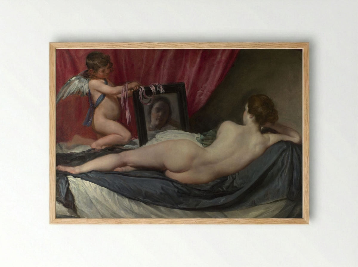 The Rokeby Venus - Diego Velázquez - Framed Print Wood