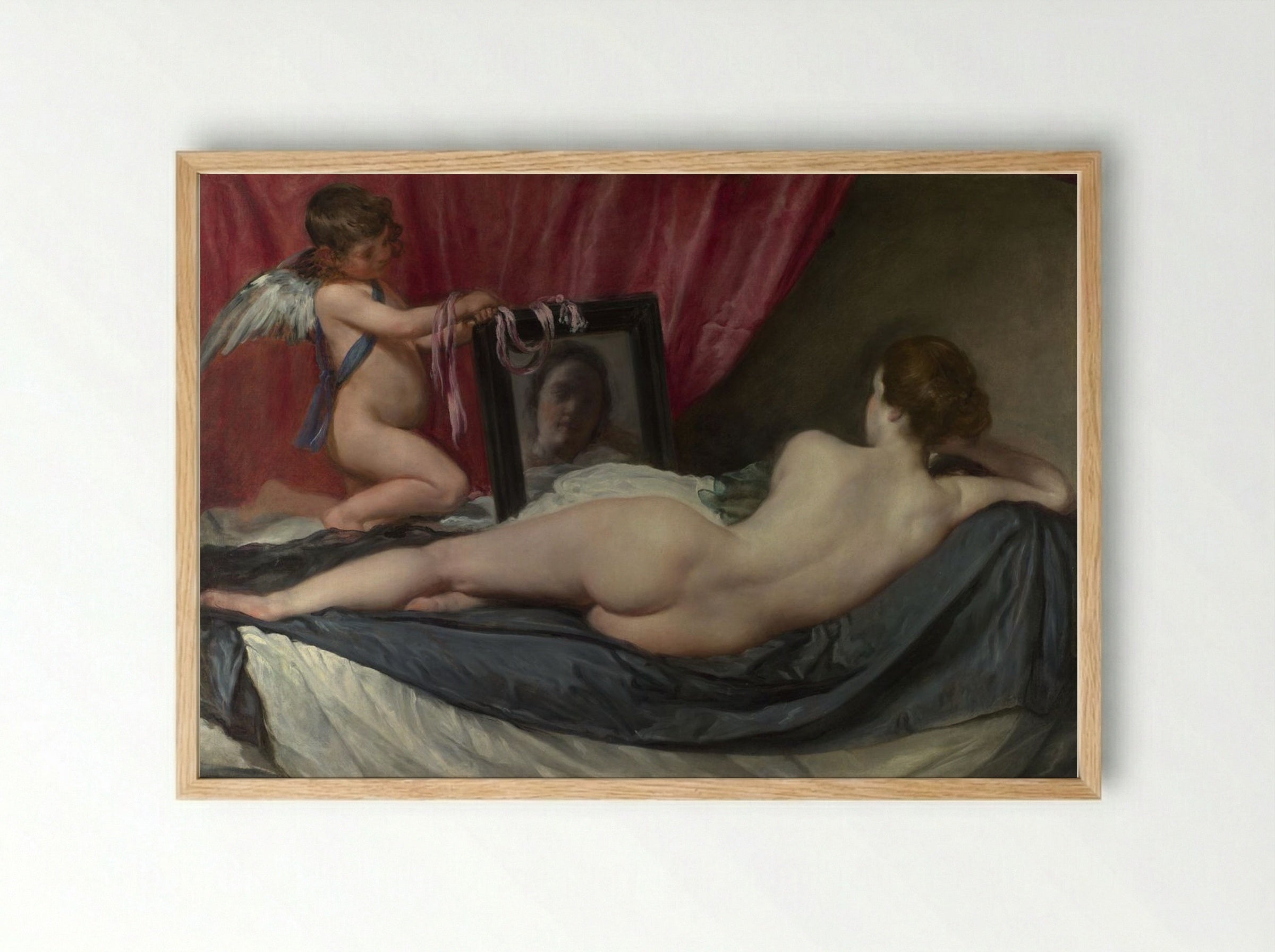 The Rokeby Venus - Diego Velázquez - Framed Print Wood