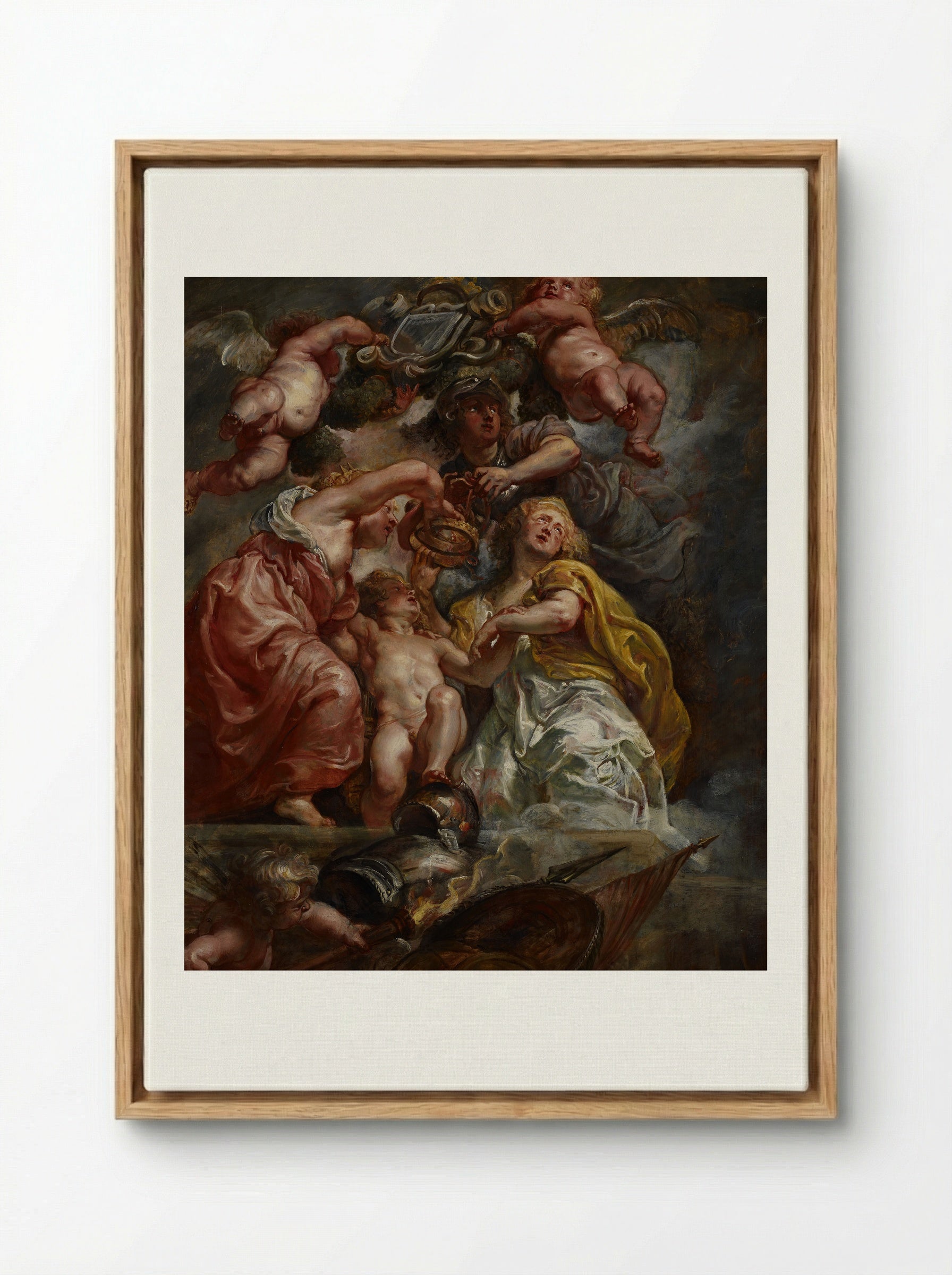 Charles I, King of England - Peter Paul Rubens - Framed Canvas Wood