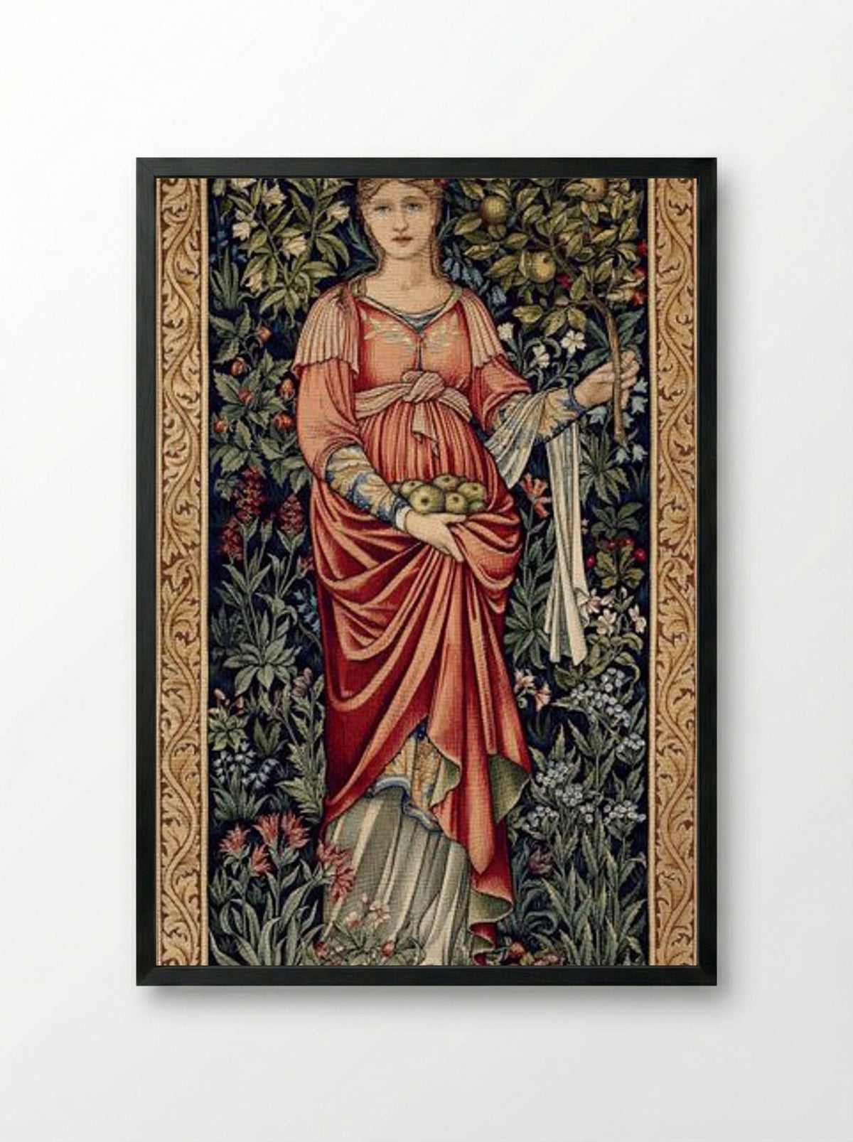 Pomona - Edward Burne-Jones - Framed Print Black