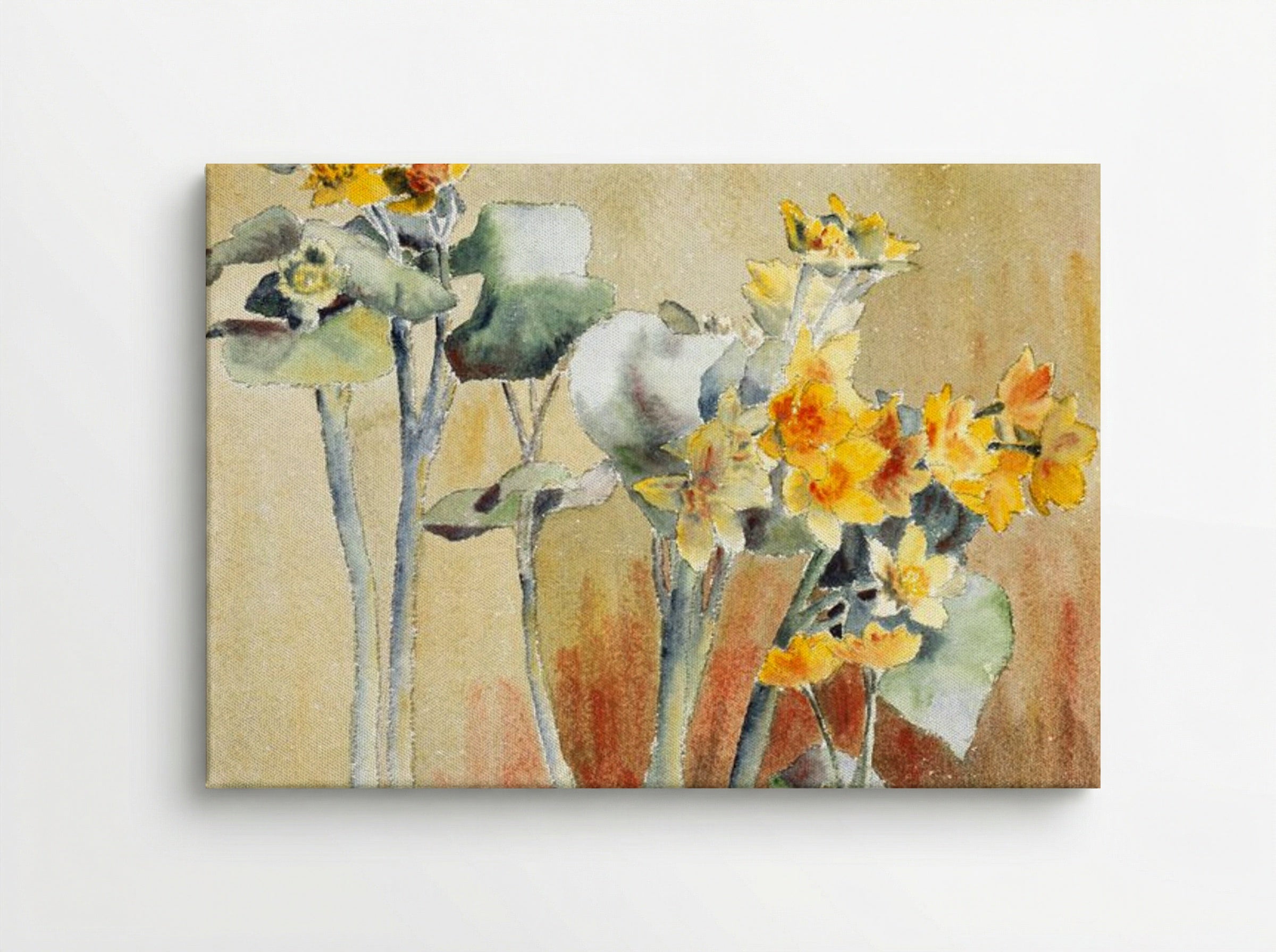 Orange Flower - Hannah Borger Overbeck - Canvas