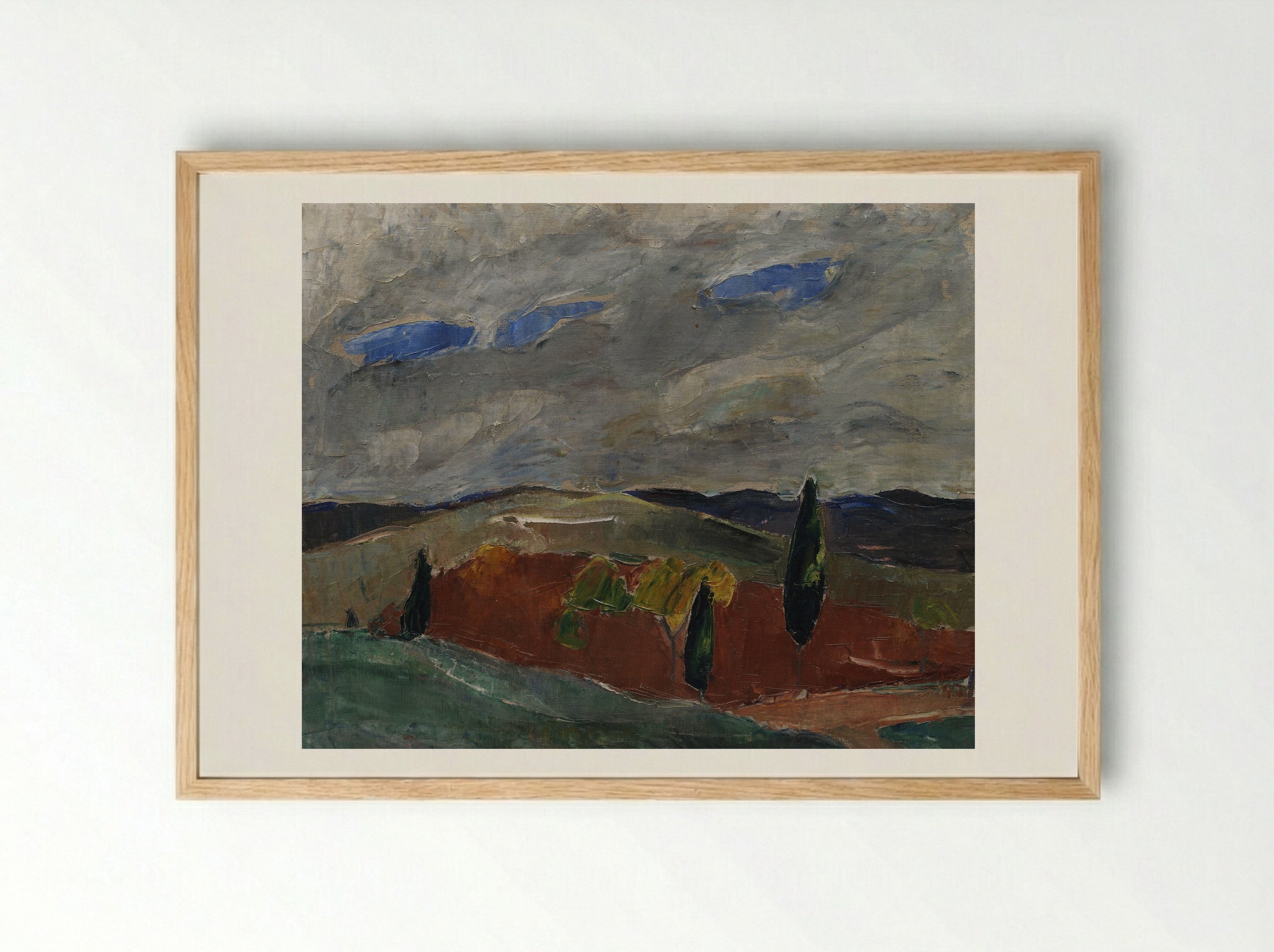 Cemetery Road in Toledo - Jens Adolf Jerichau - Framed Print Wood
