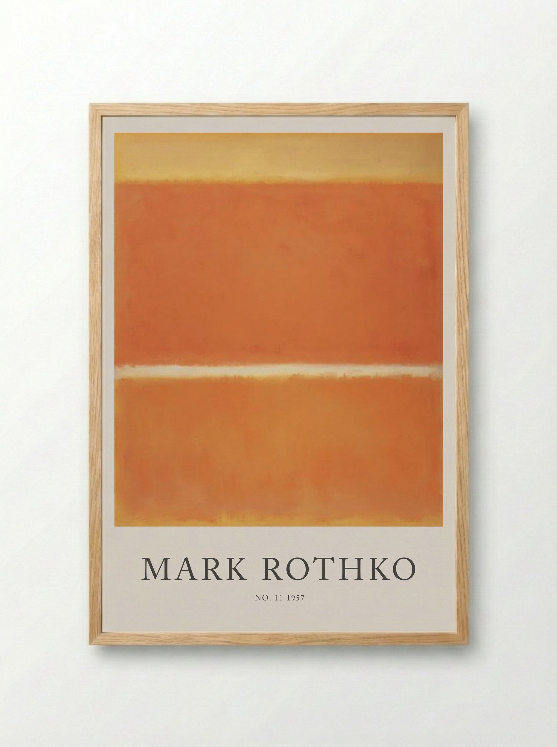 No. 11 - Mark Rothko - Framed Print Wood