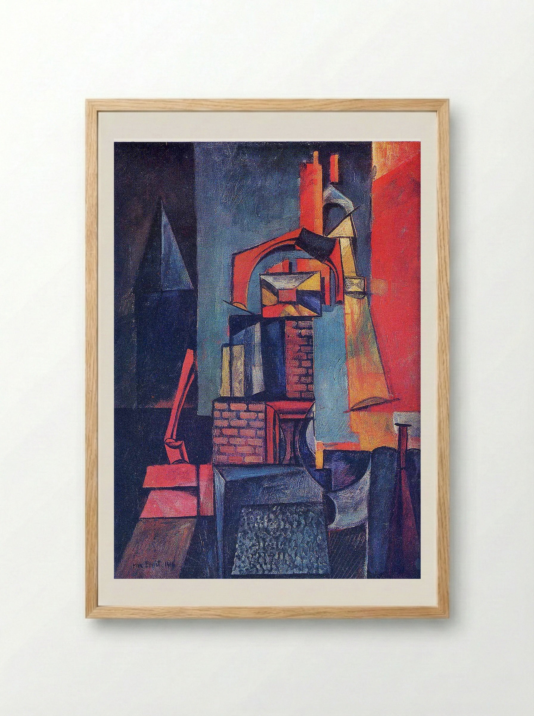 Towers - Max Ernst - Framed Print Wood