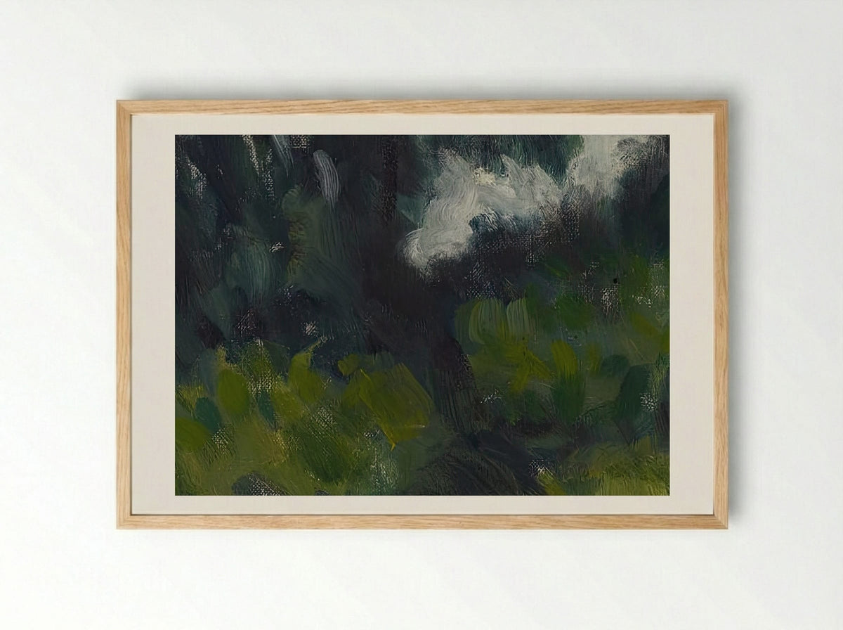 Lumpeita - Alfred William Finch - Framed Print Wood