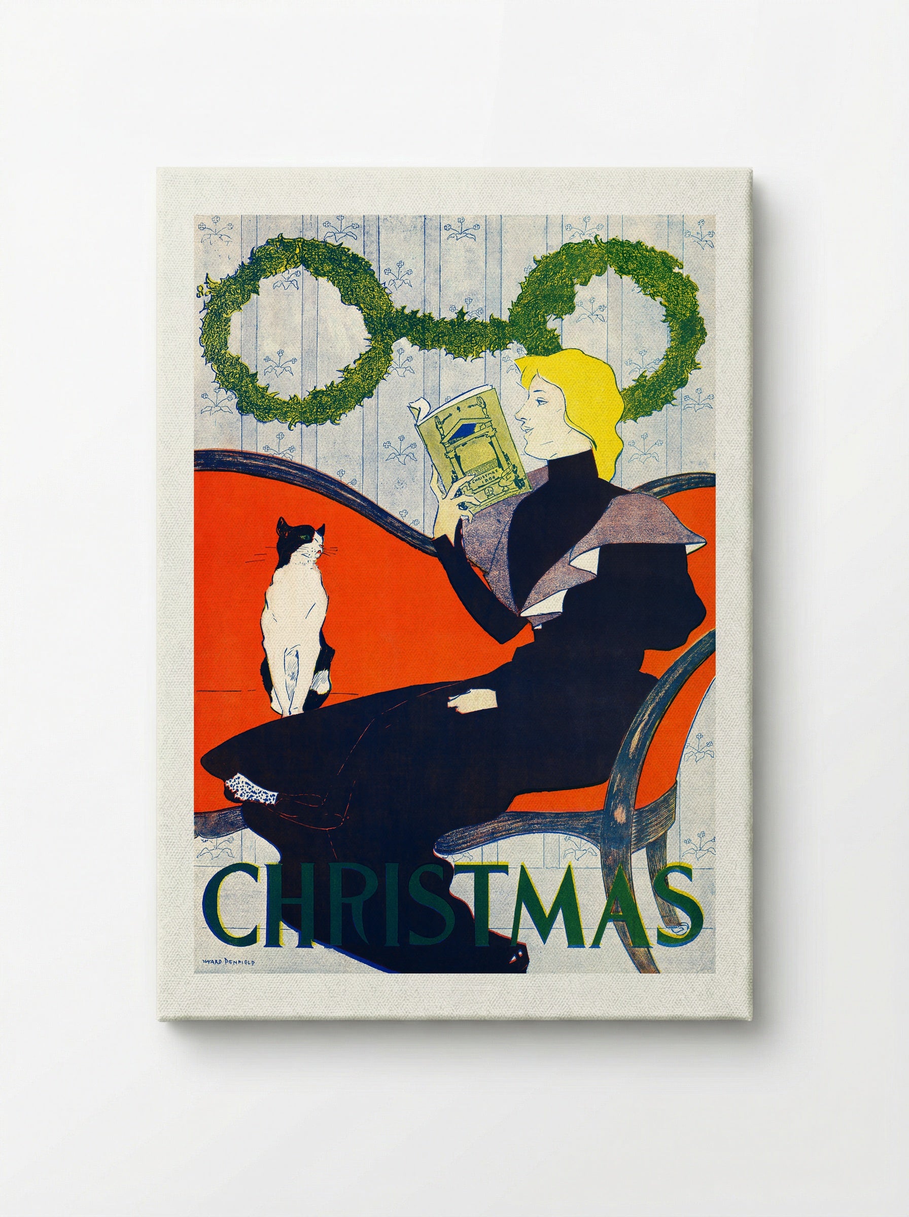 Vintage Christmas - Edward Penfield - Canvas
