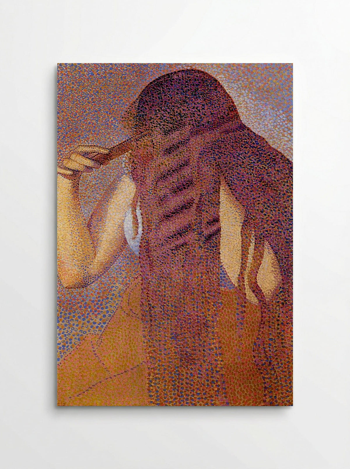 La Coiffure (The Hair) - Georges Seurat - Poster