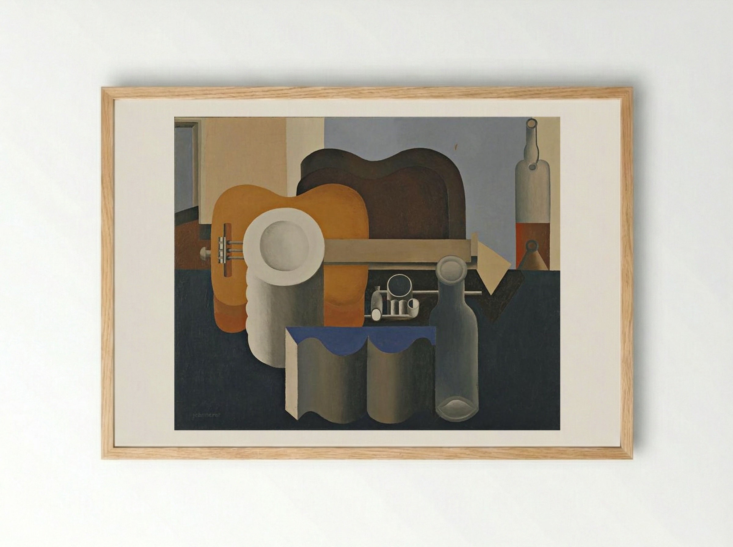 Still Life (Le Corbusier) - Le Corbusier - Framed Print Wood