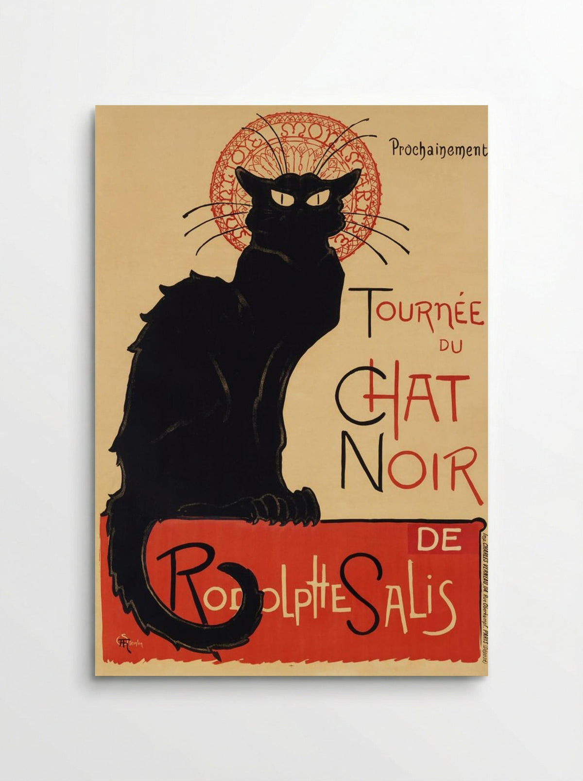 Tournée du Chat Noir - Théophile Alexandre Steinlen - Poster