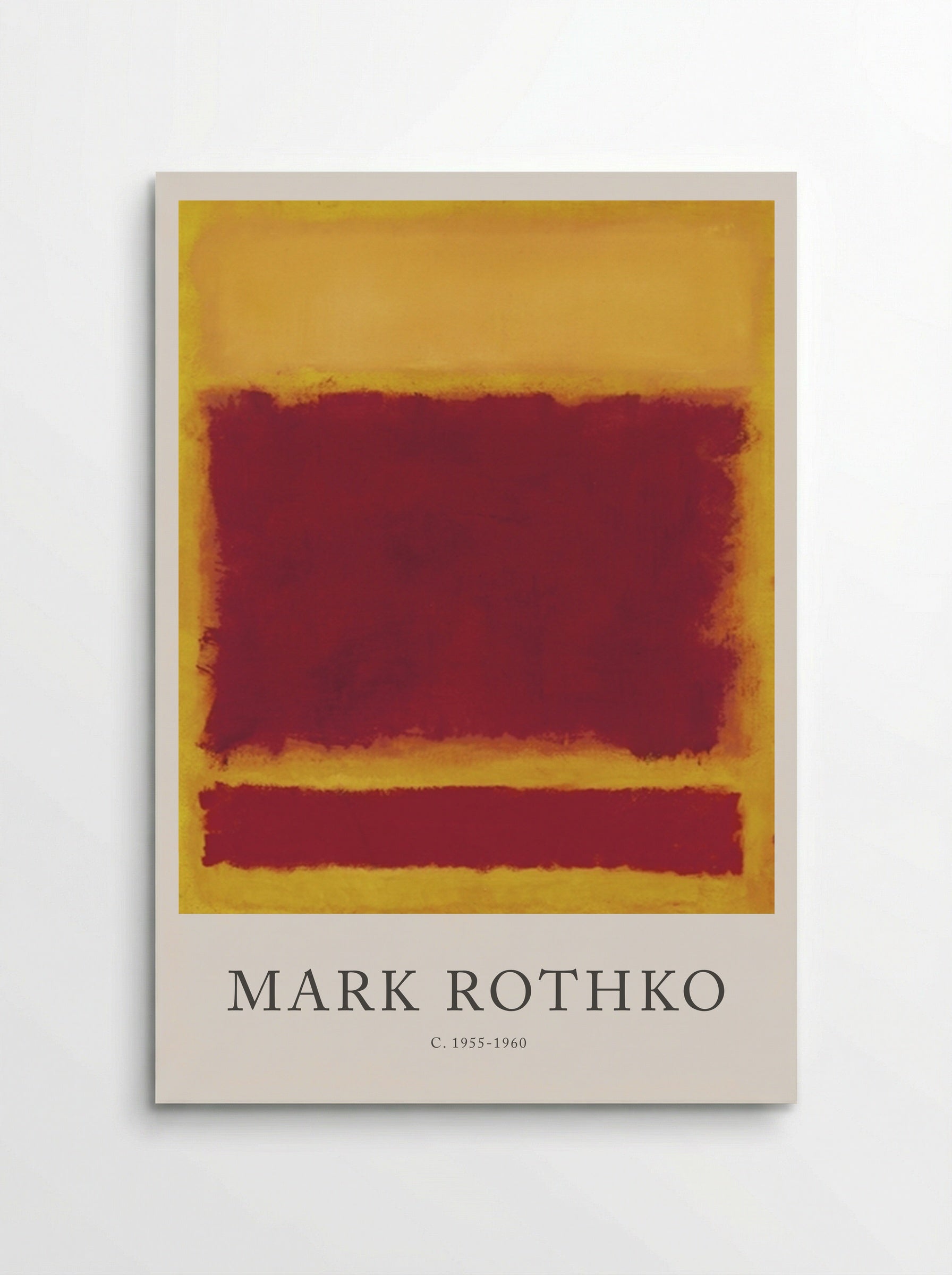 Untitled (Yellow, Red, Yellow) - Mark Rothko - Poster