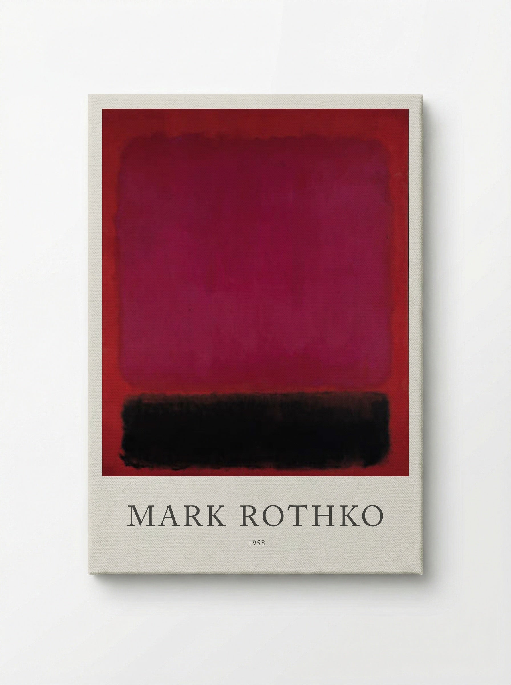 Untitled (Magenta, Red, and Black) - Mark Rothko - Canvas