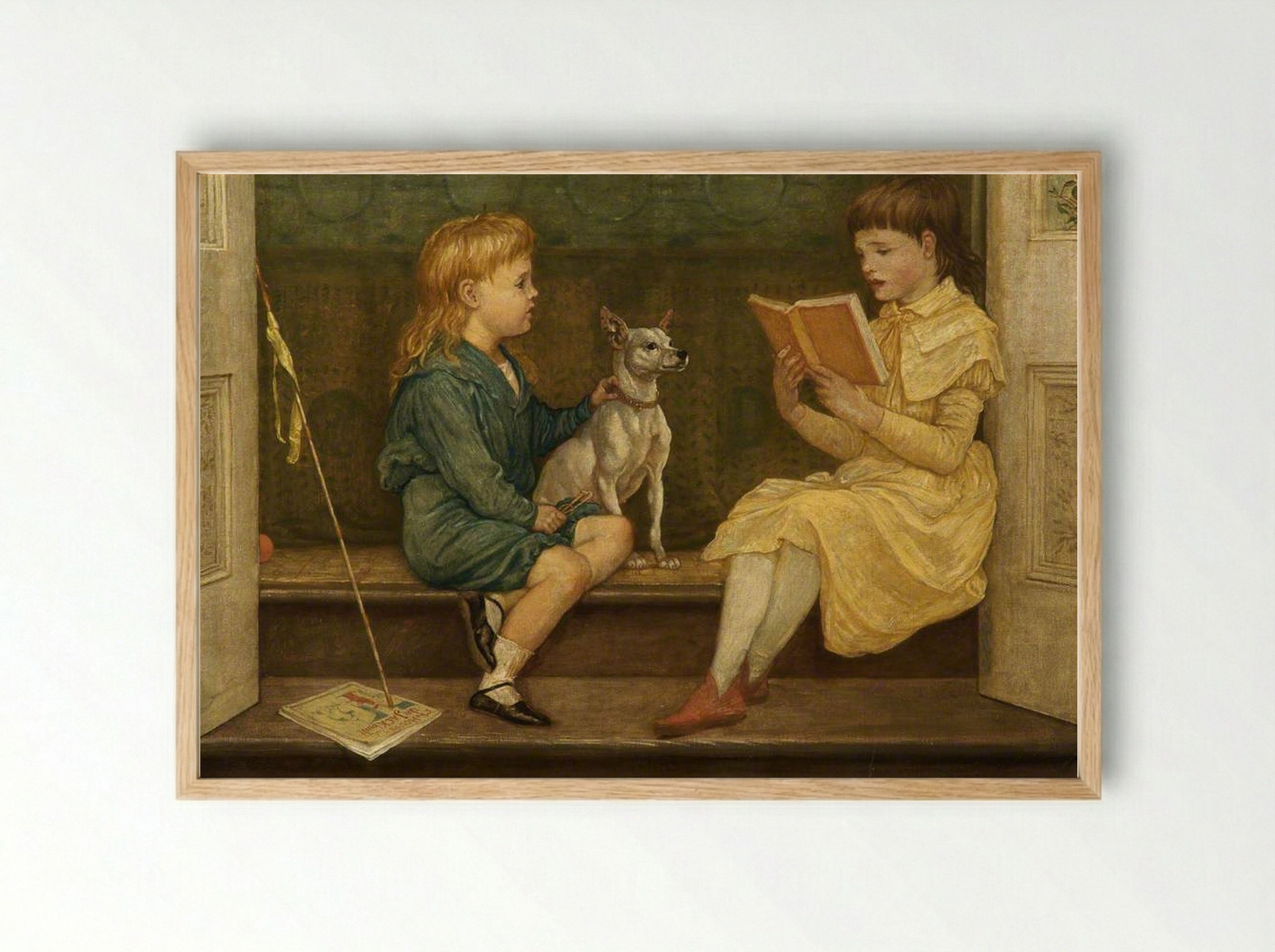 Beatrice and Lionel Crane - Walter Crane - Framed Print Wood