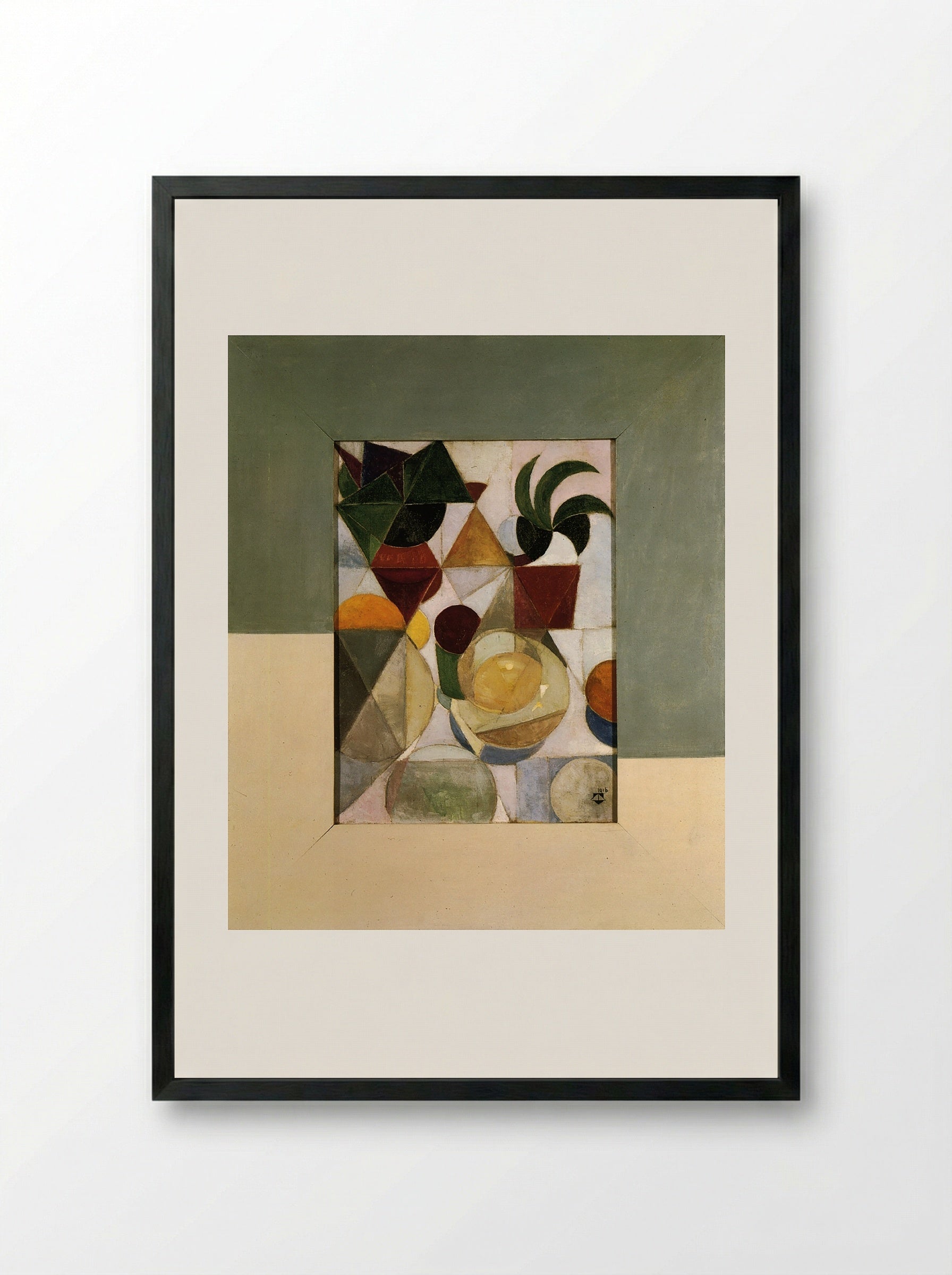 Composition III (Still Life) - Theo van Doesburg - Framed Print Black
