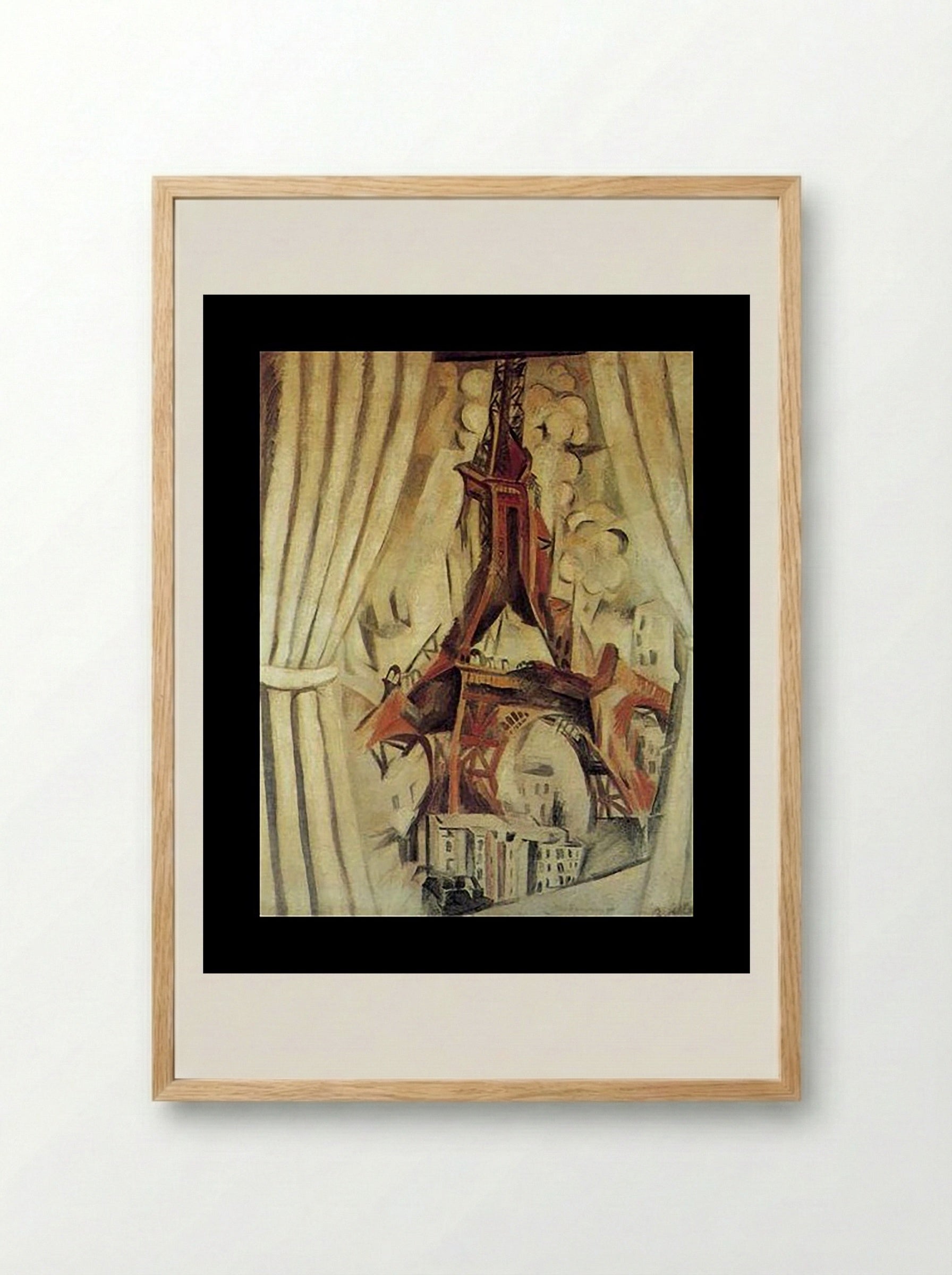La Tour Eiffel (The Eiffel Tower) - Robert Delaunay - Framed Print Wood