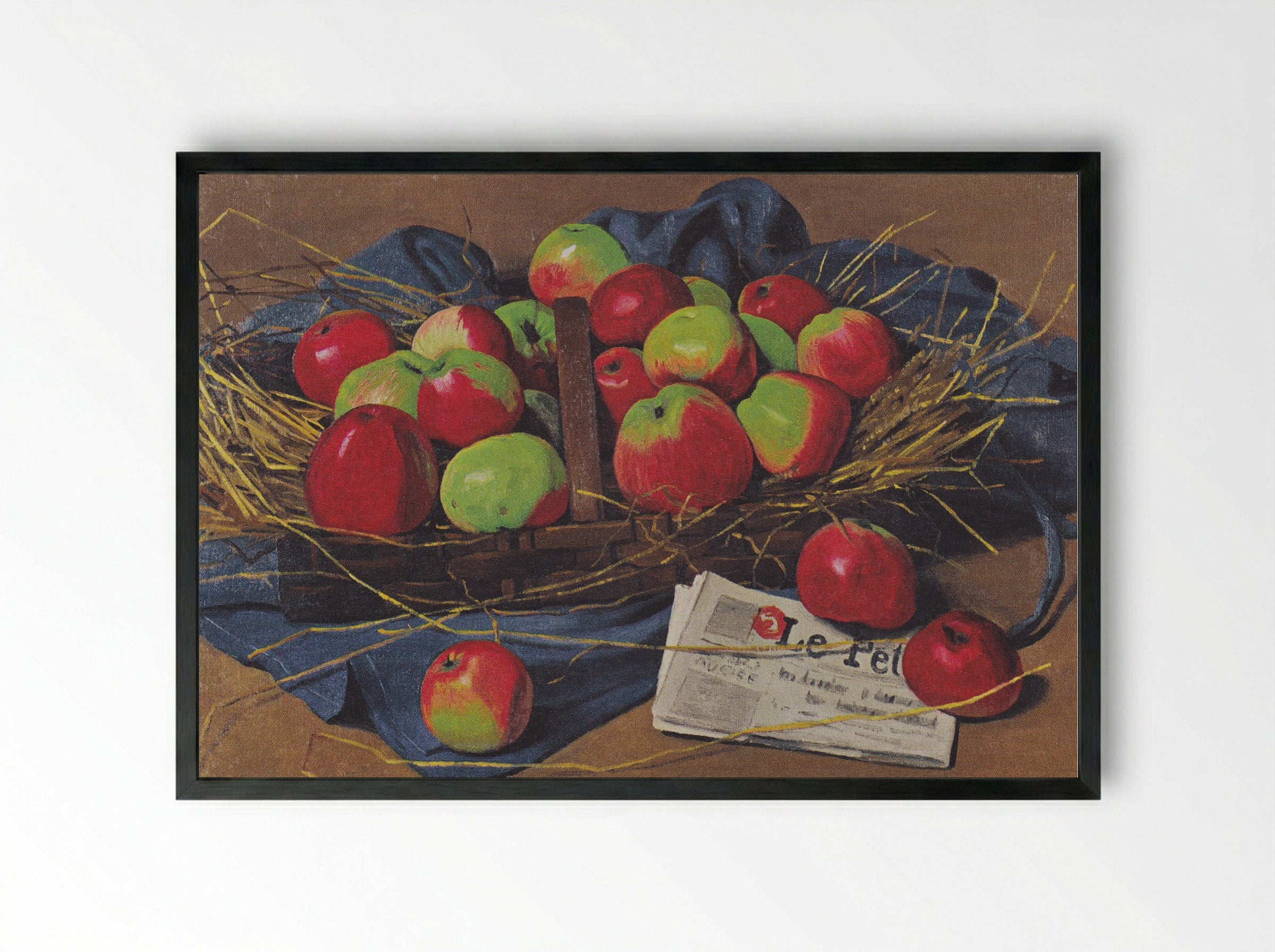 Apples - Félix Vallotton - Framed Print Black