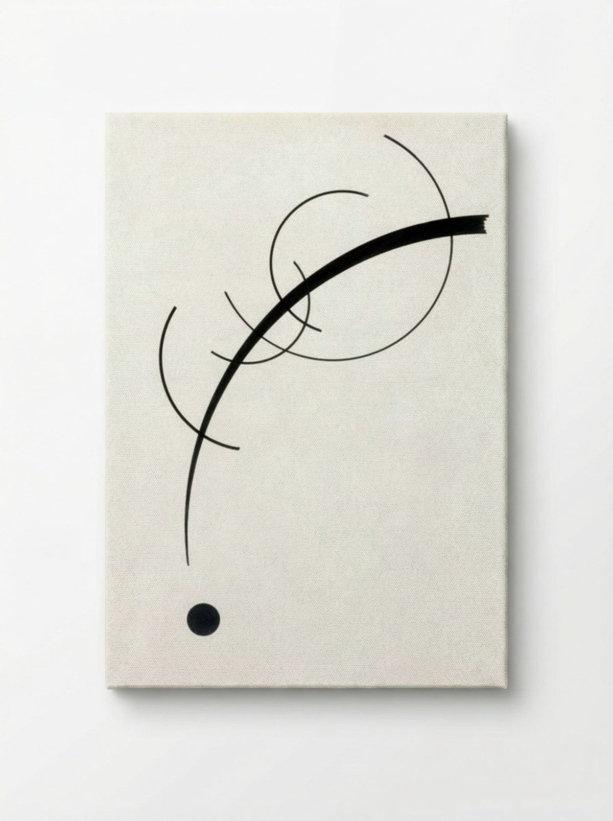 Point and Line to Plane - Wassily Kandinsky - Canvas