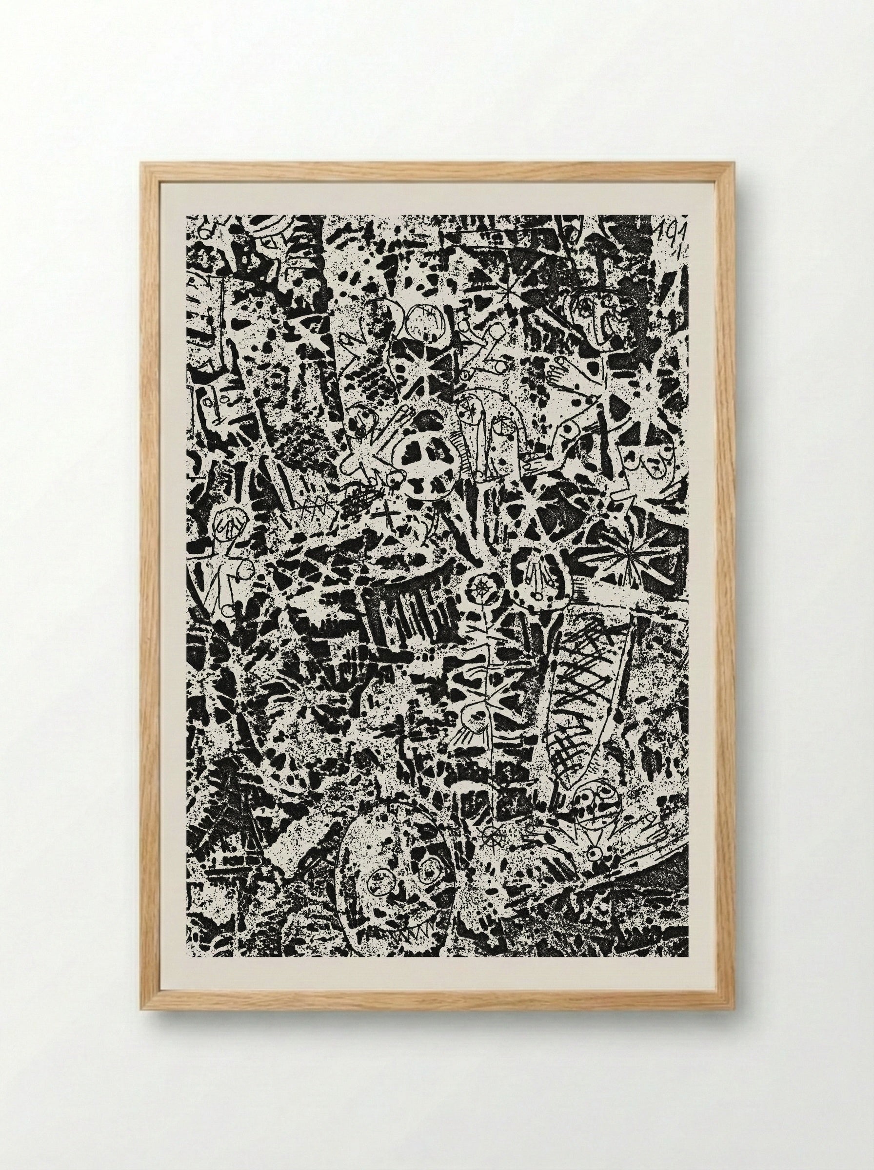 Small World - Paul Klee - Framed Print Wood